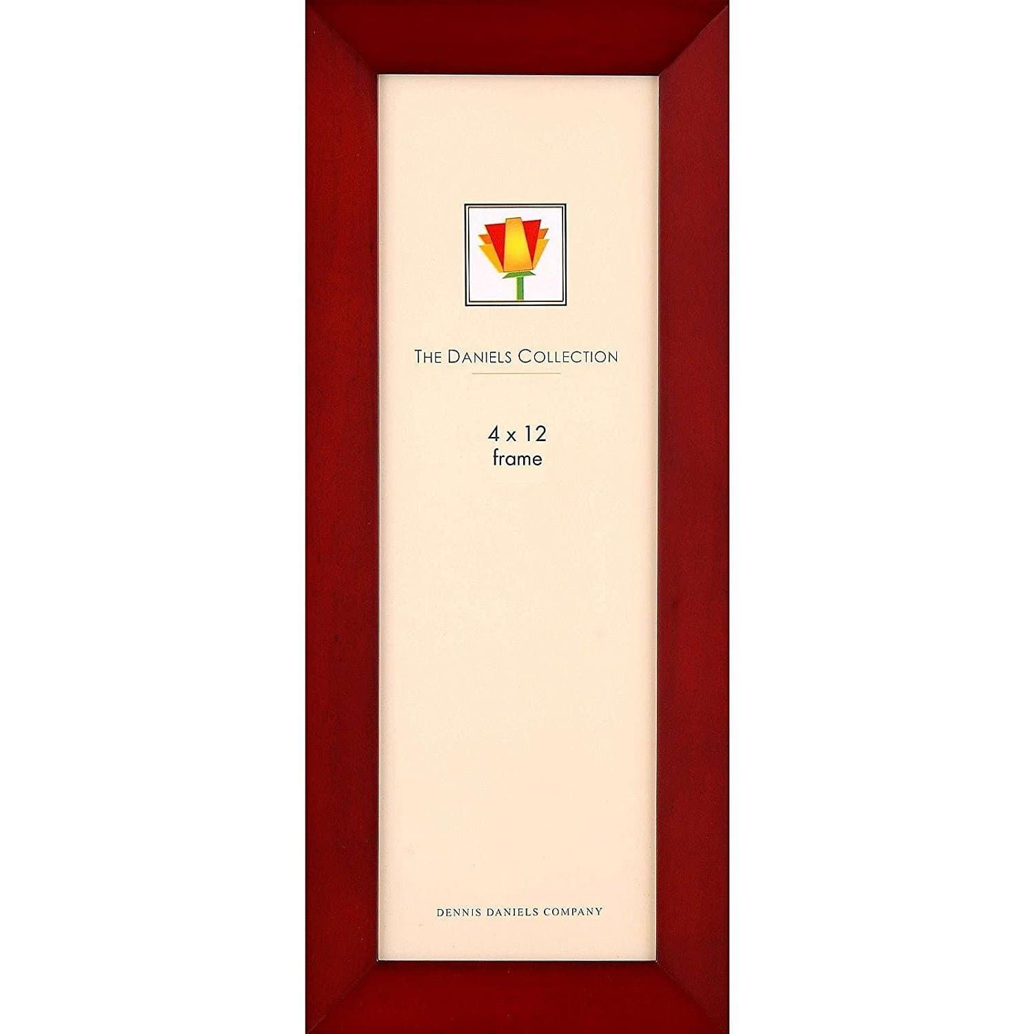 Classic Bevelled styling in dark walnut panoramic by Dennis