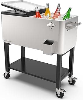 Permasteel 80-Quart Patio Cooler