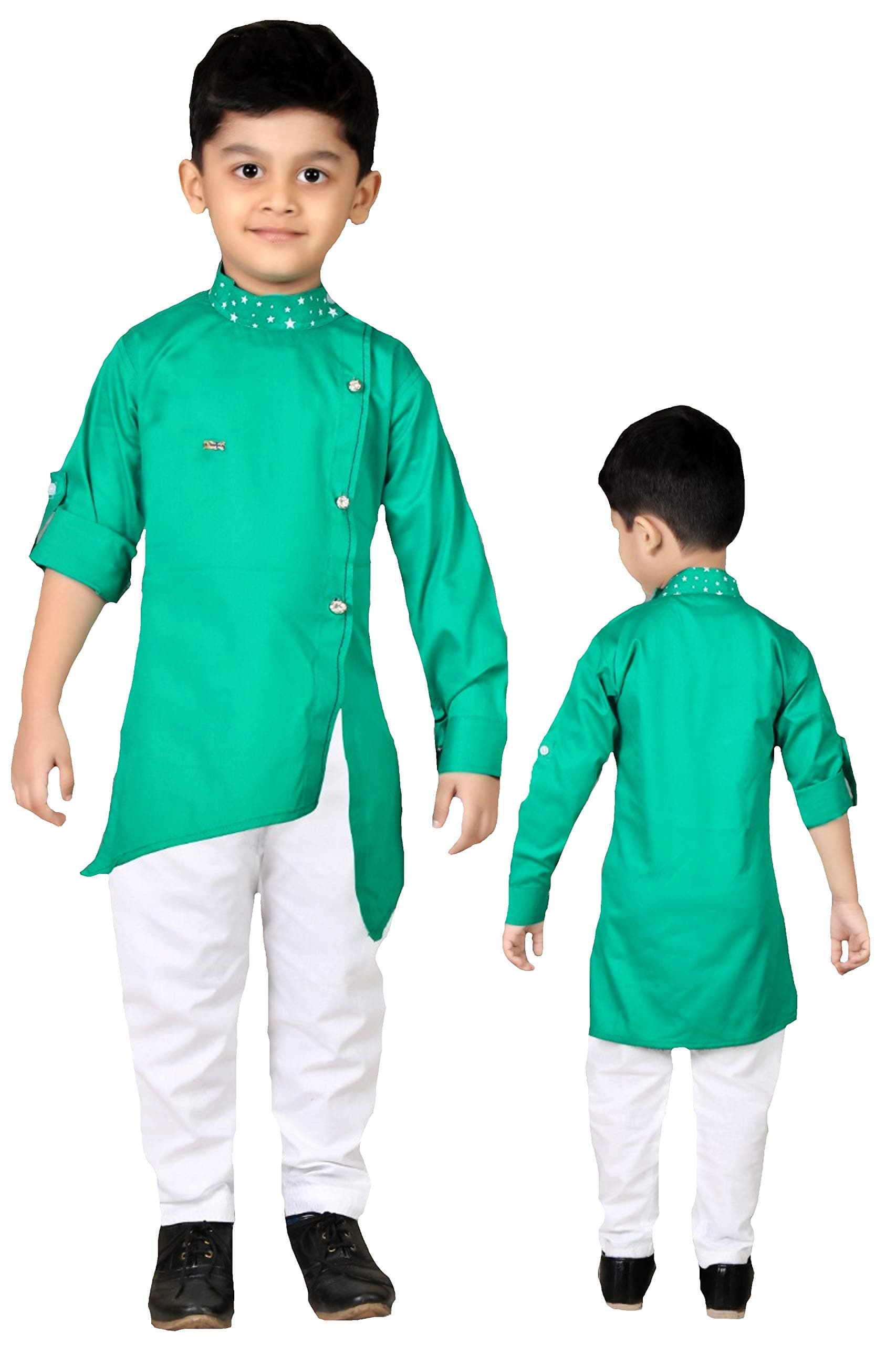 Oner Boy's Cotton Kurta Pyjama Set