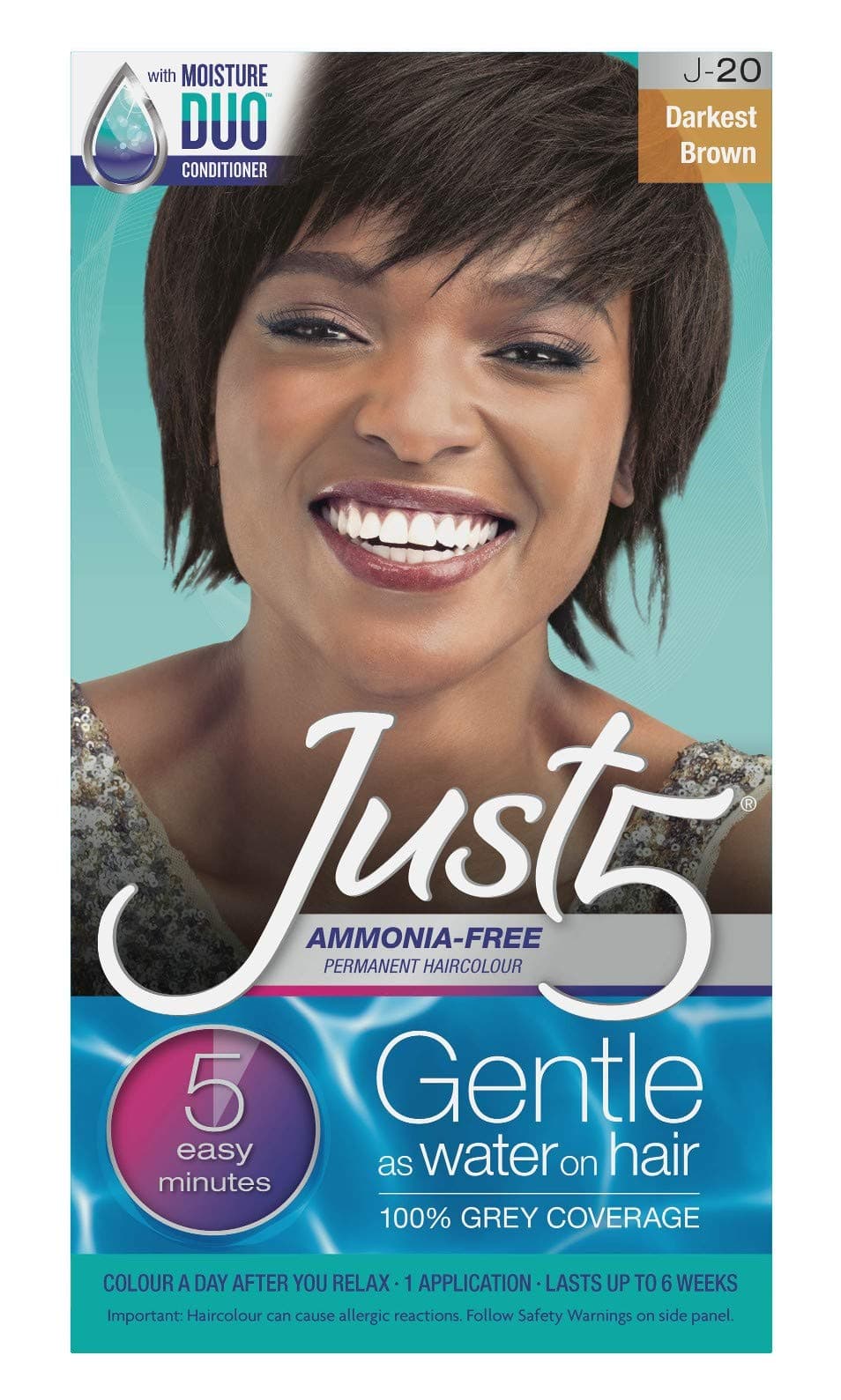 Just 5 Color Darkest Brown (2 Pack)