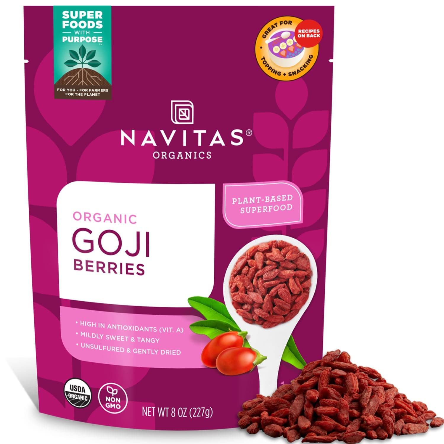 Goji Berries, 8 Ounce Pouch