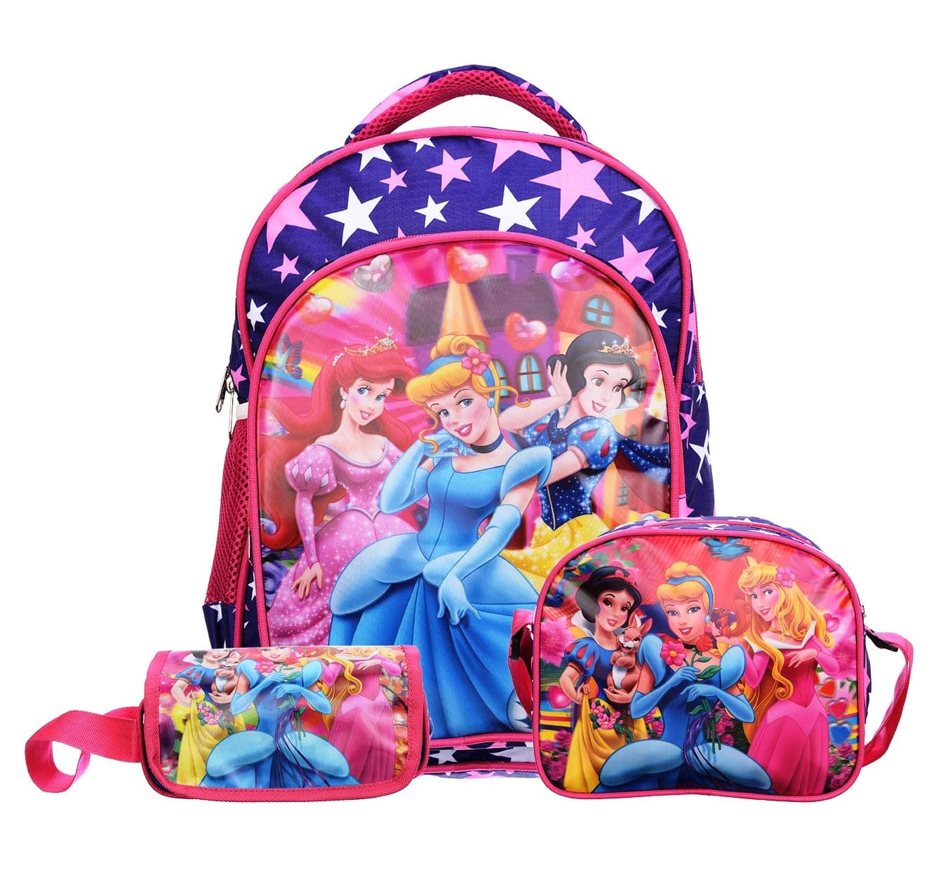 sanjis enterprises Pink Polyester 18" School Bag