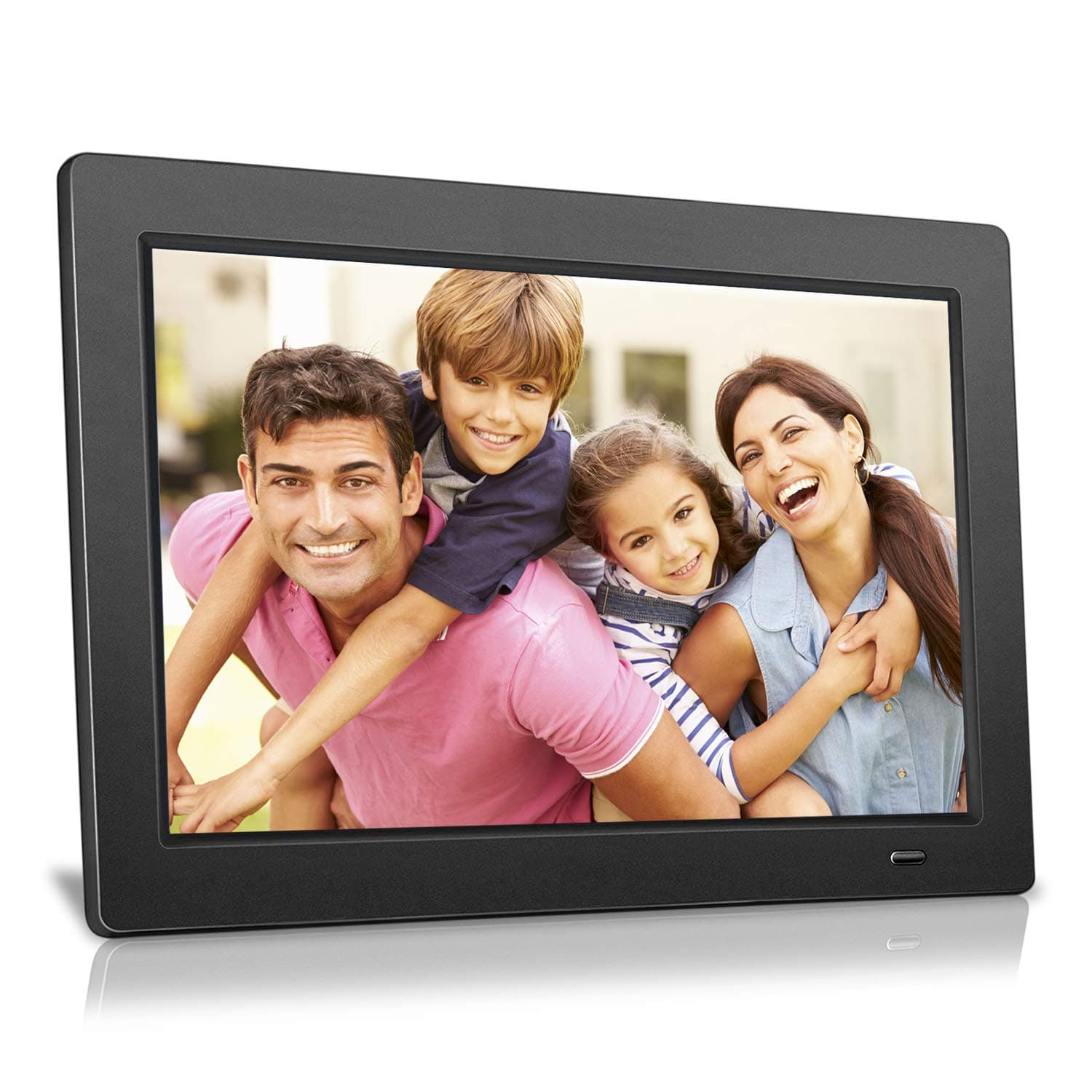 14 inch Cloud Wi-Fi Digital Picture Frame with Remote Control, 20GB Free Cloud Storage, Personal Cloud Album, Computer or App Manage, Minimum Setup, SD Card and USB Flash Drive