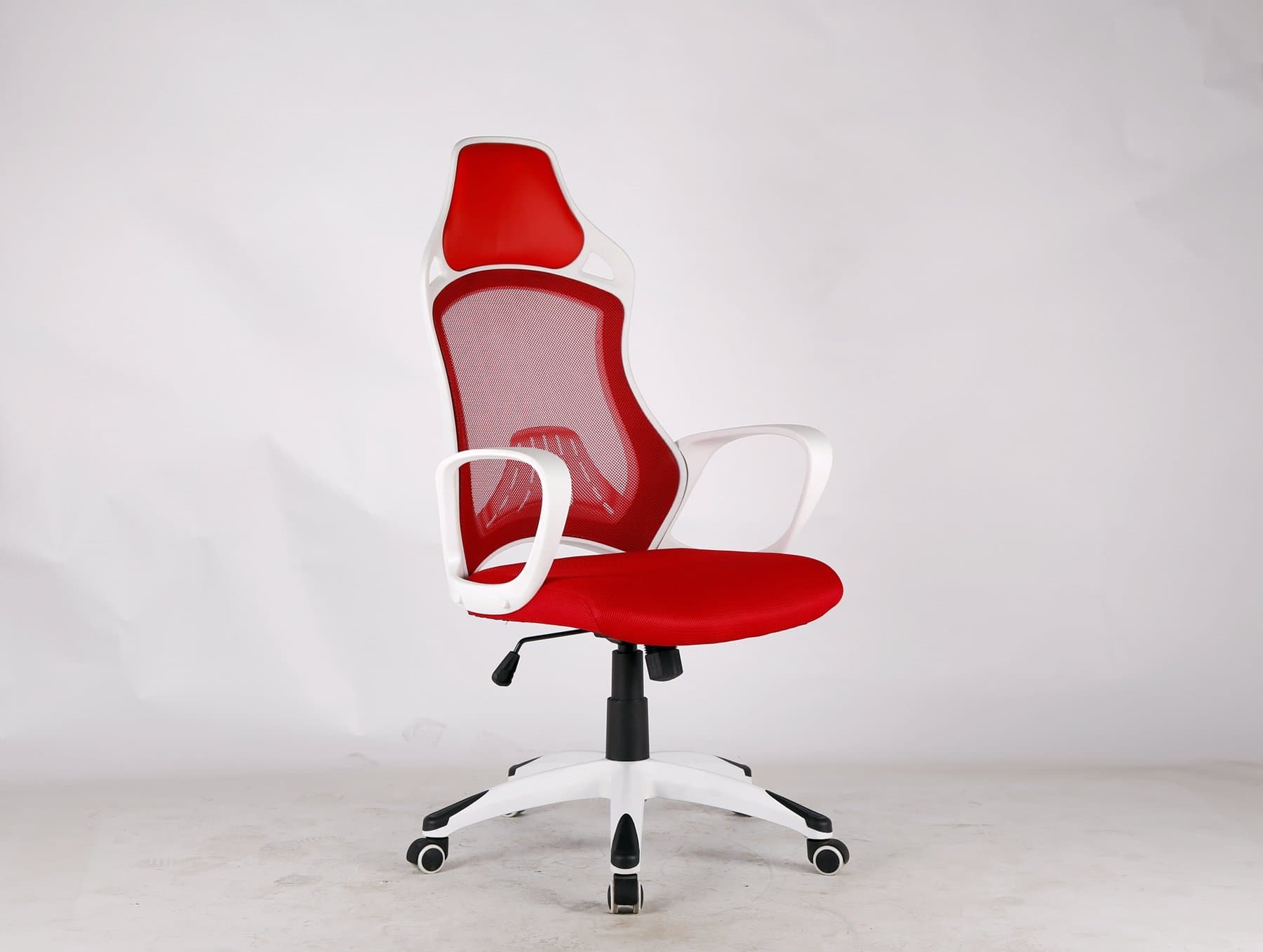 World Mod Office Desk Arm Chair, Red