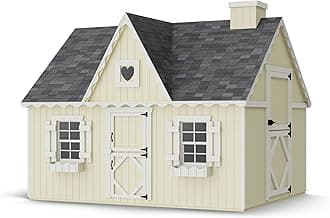 8x10 Victorian Playhouse with Floor, Outdoor Wood Do-It-Yourself Kit