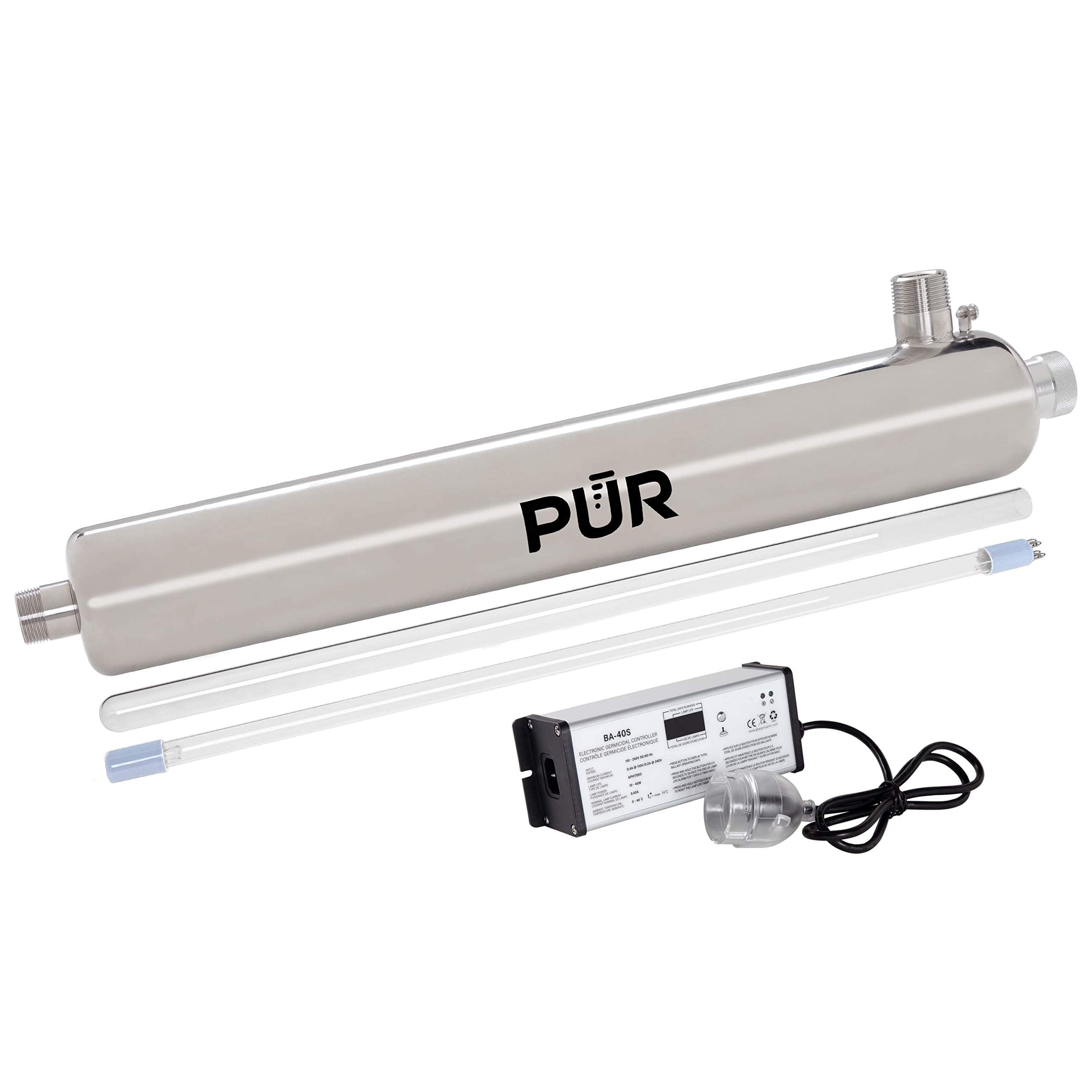 PUR 25 gpm UV H2O Disinfect System, Standard, Silver