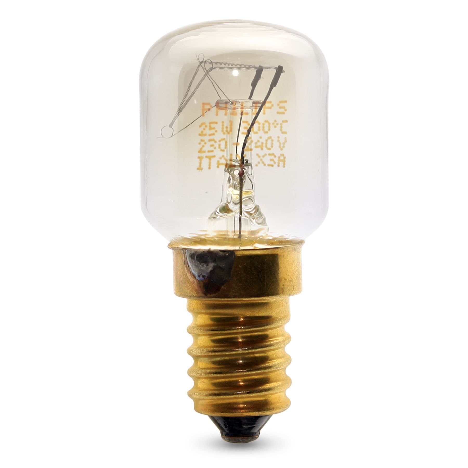 3 x PHILIPS 25w SES E14 Small Screw Cap Pygmy Lamps >300 Degree C Microwave / Oven Rated Light Bulbs Pack