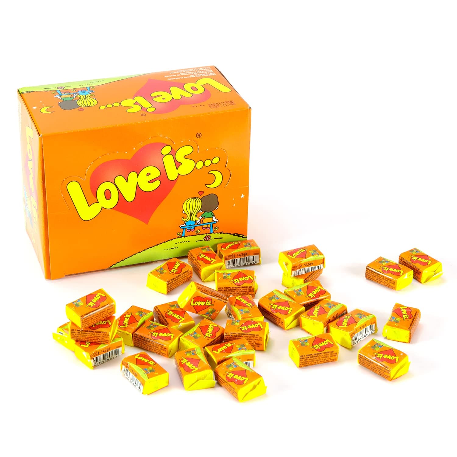 Bubble gum Love Is (Orange-Pineapple)
