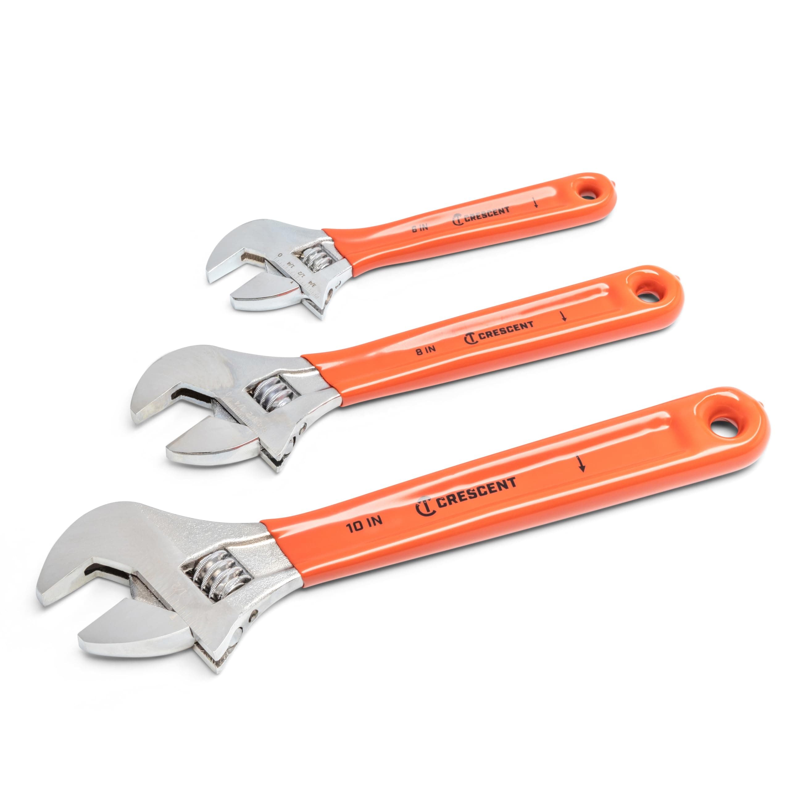 3 Pc. Adjustable Cushion Grip Wrench Set 6", 8" & 10" - AC26810CV