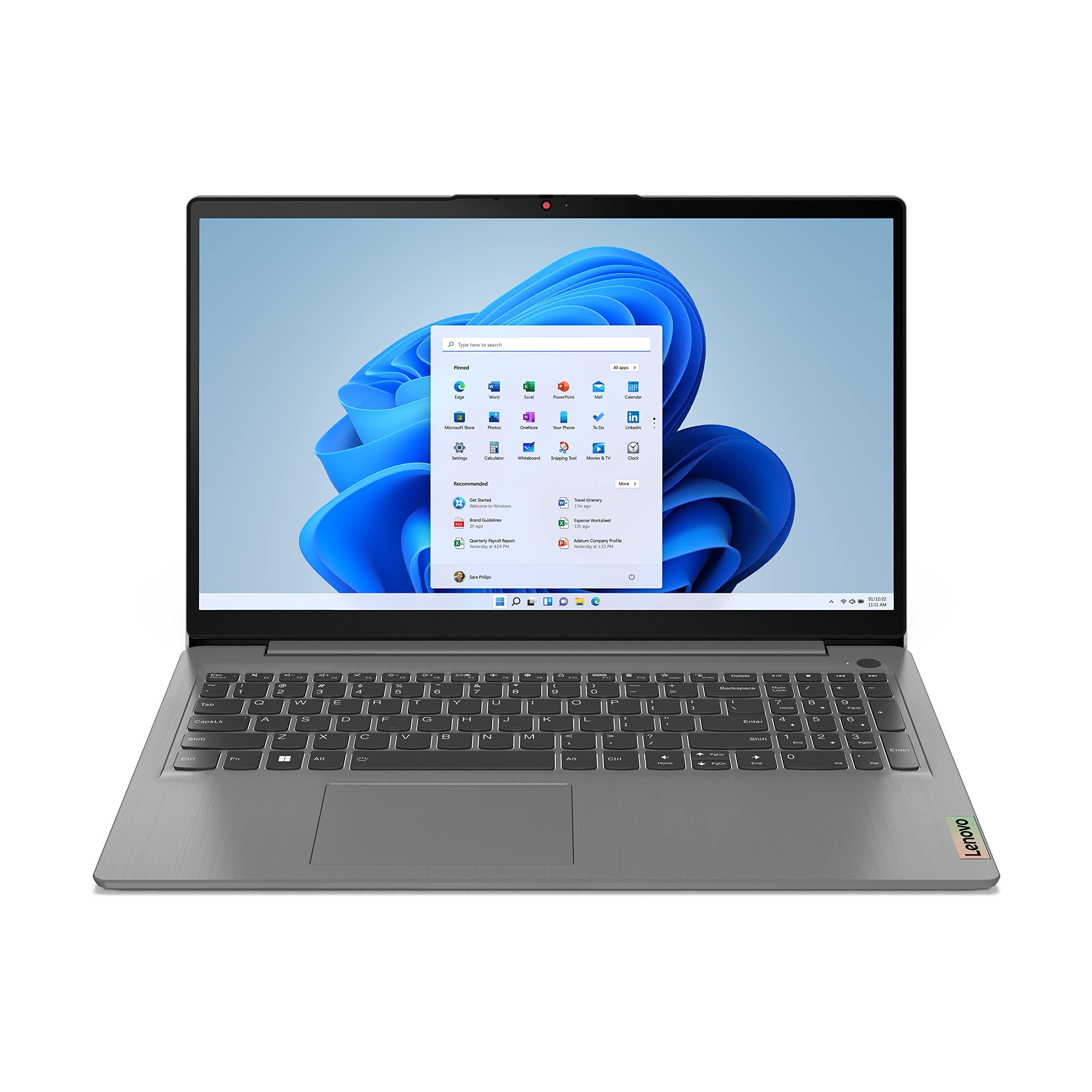 Lenovo - 2022 - IdeaPad 3i - Essential Laptop Computer - Intel Core i5 12th Gen - 15.6" FHD Display - 8GB Memory - 512GB Storage - Windows 11 Pro