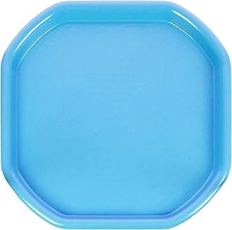 Easy Shopping® COLOUR LARGE/SMALL PLASTIC MIXING TRAY SAND WATER PLAY_BUILDER EQUIMENT Toy Sand Pool Pit Water Game Garden Beach MADE IN UK (Sky Blue, Small)