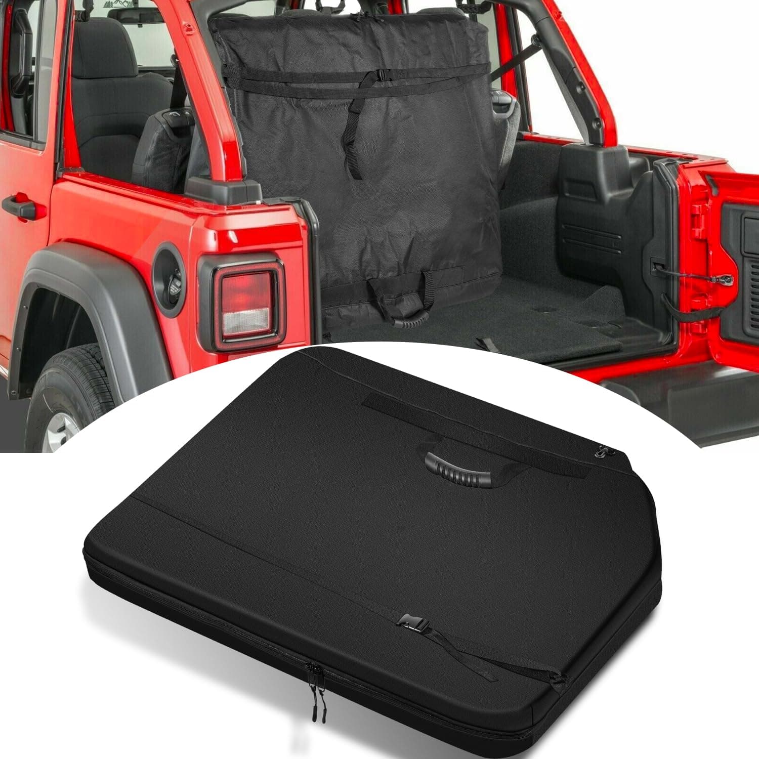 Camoo Freedom Panel Hard Top Storage Bag with Handle Compatible with 2007-2022 Jeep Wrangler JK JKU JL JLU Sports Sahara Freedom Rubicon Unlimited Gladiator 2-Door & 4-Door & 2020-2022 Gladiator JT
