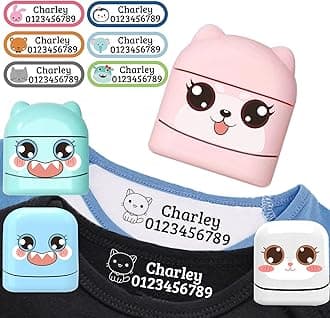 The Name Stamp for Kids Clothing Personalized Name Stamp for Clothes Kids Customized Name Stamp,Clothes Stamp for Kids Waterproof