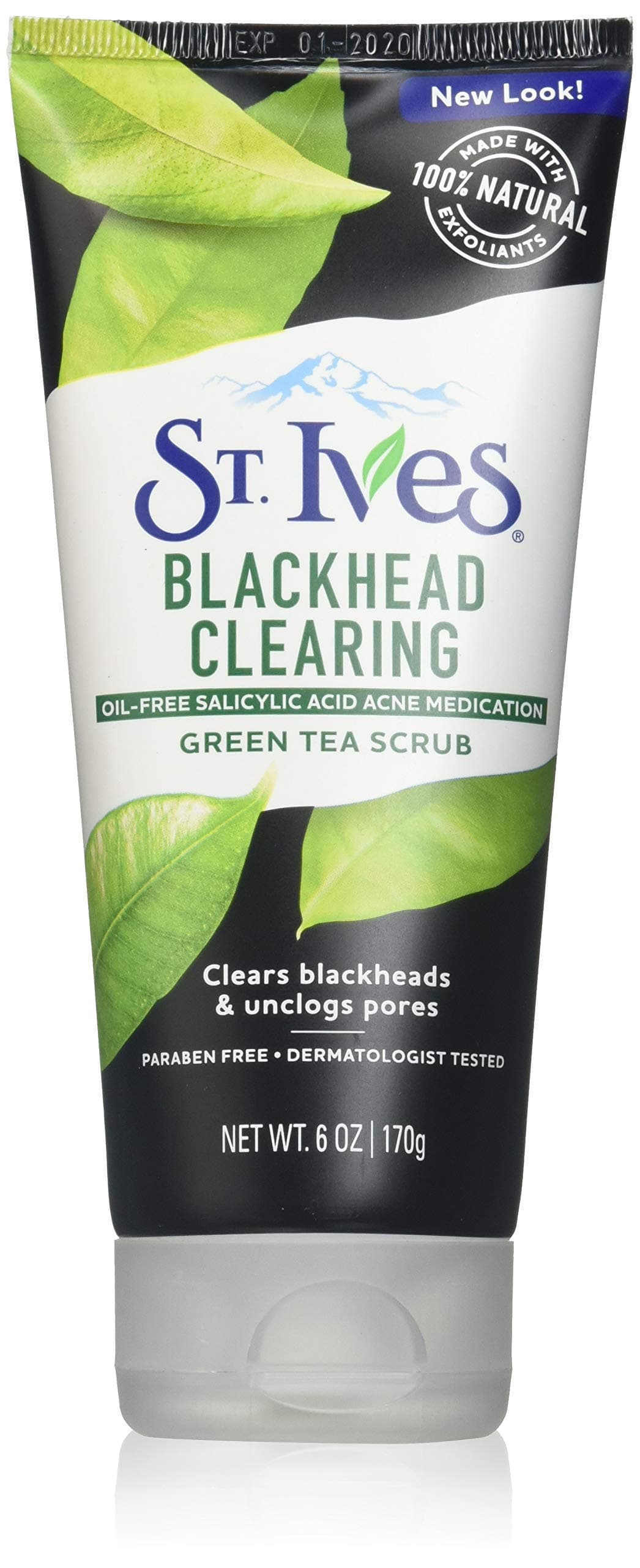 Blackhead Clearing Face Scrub Green Tea 6 oz(Pack of 3)