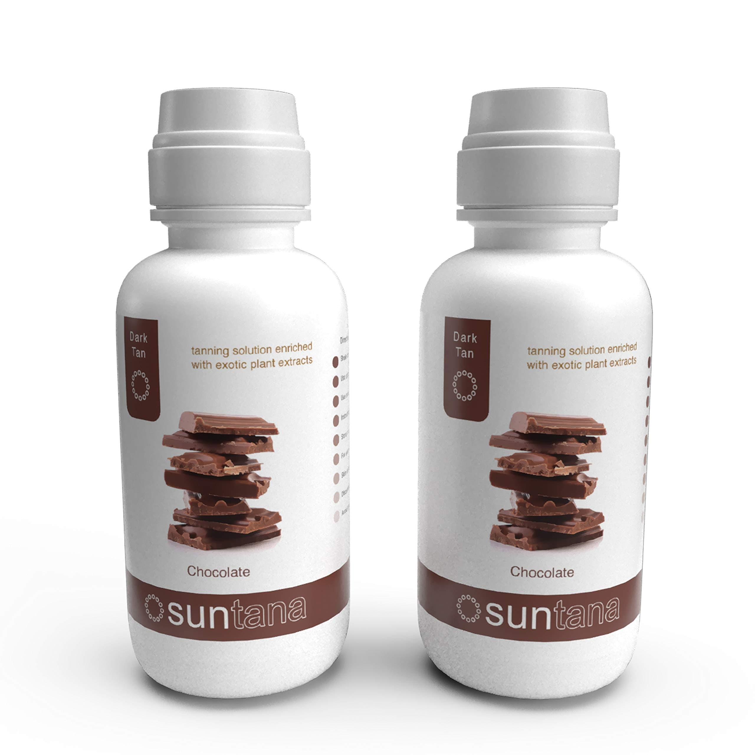 Spray Tan Chocolate Fragranced Sunless Tanning Solution, Dark Tan, 12% DHA - 16oz