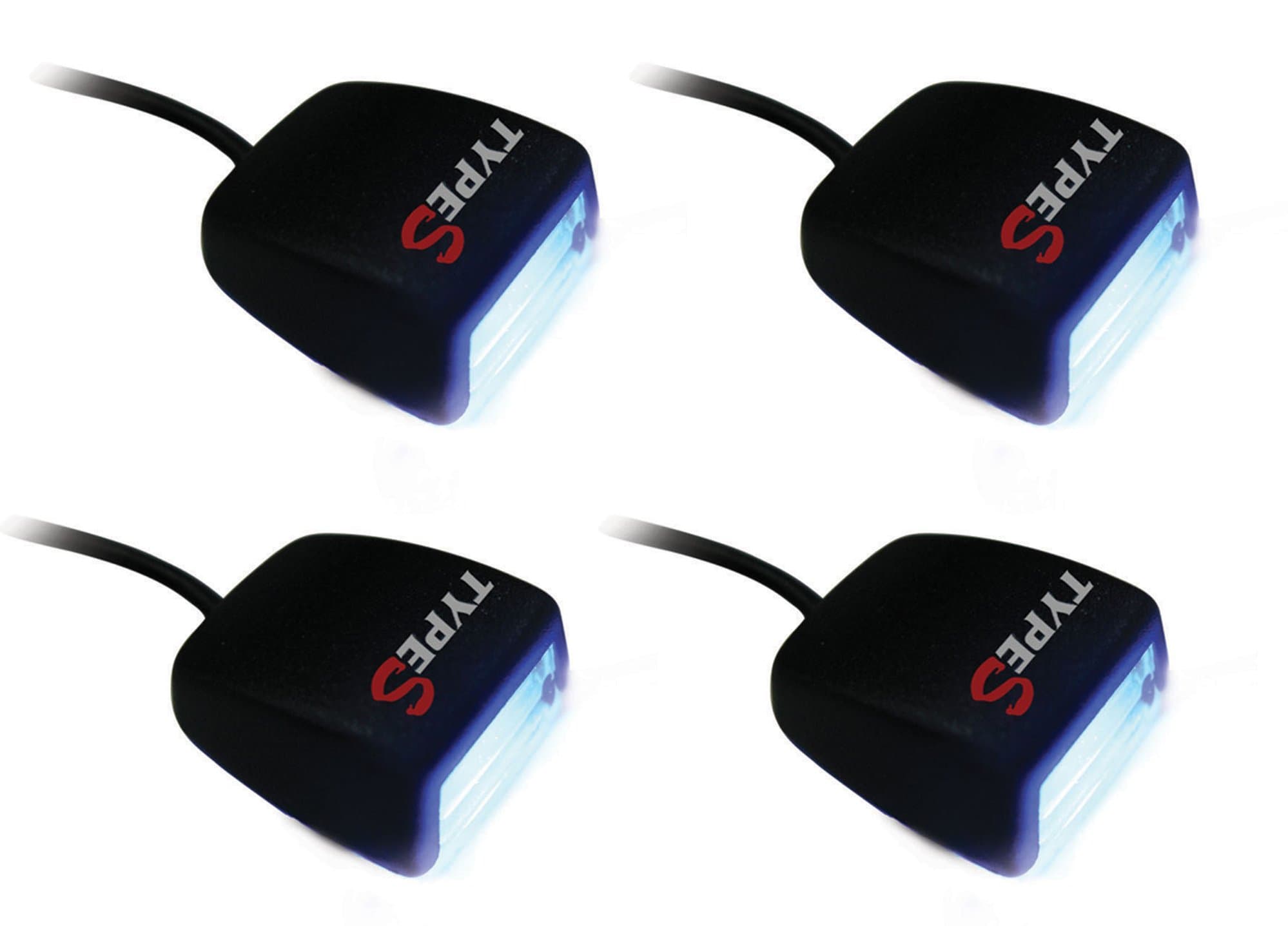 Type S LM52469 Quad Micro Lights, Charcoal Grey