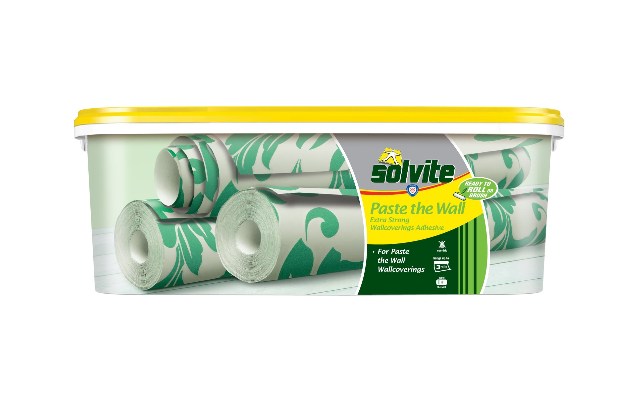 Solvite Ready to Roll Paste The Wall - Roll of 3