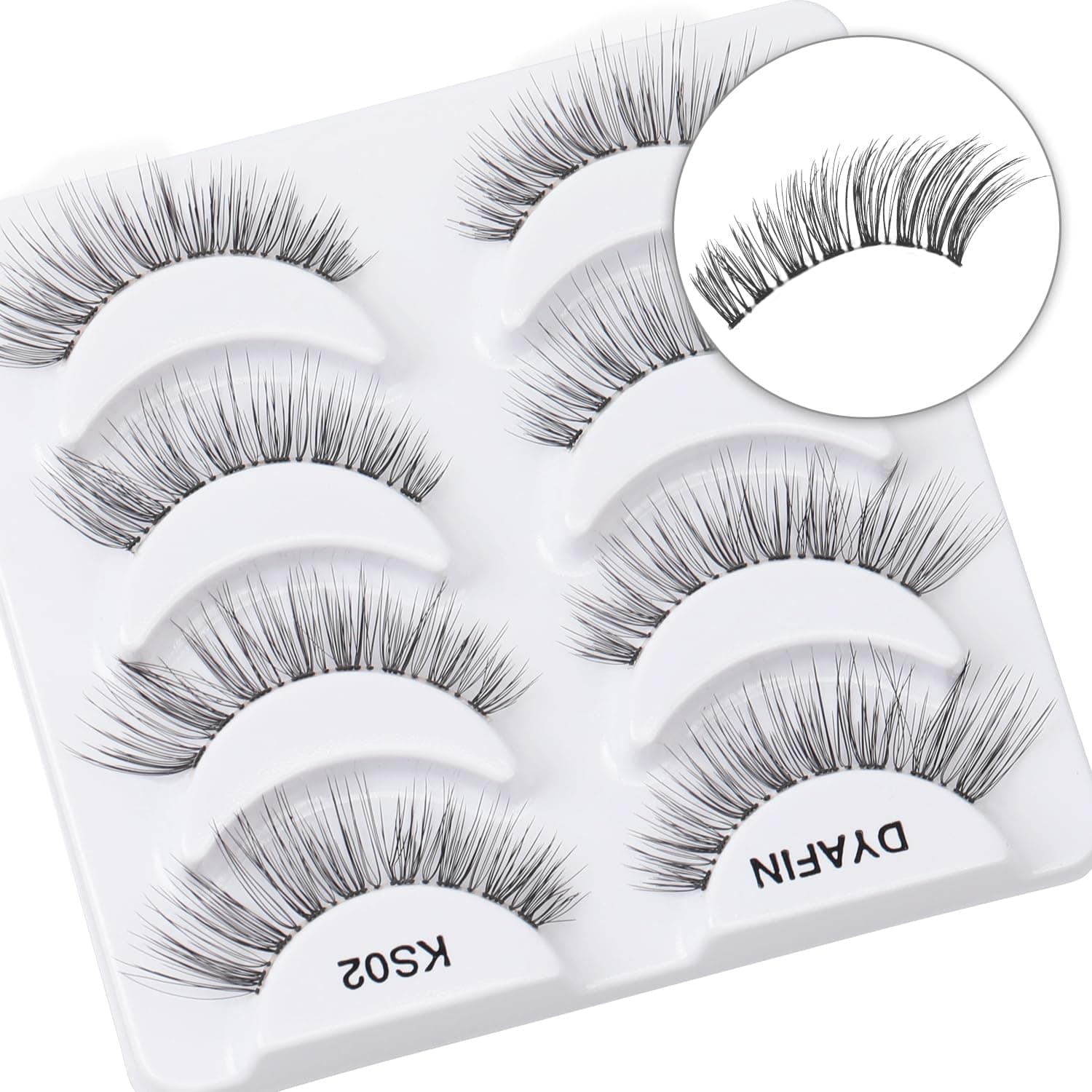 Sponsored Ad – Natural Eyelashes 100% Handmade Lashes Reusable Soft False Eyelashes Lightweight Eye Lashes with Clear Band 3D Fake Eyelashes Long Wispy Eyelashes C Curl Lashes 4 Pairs
