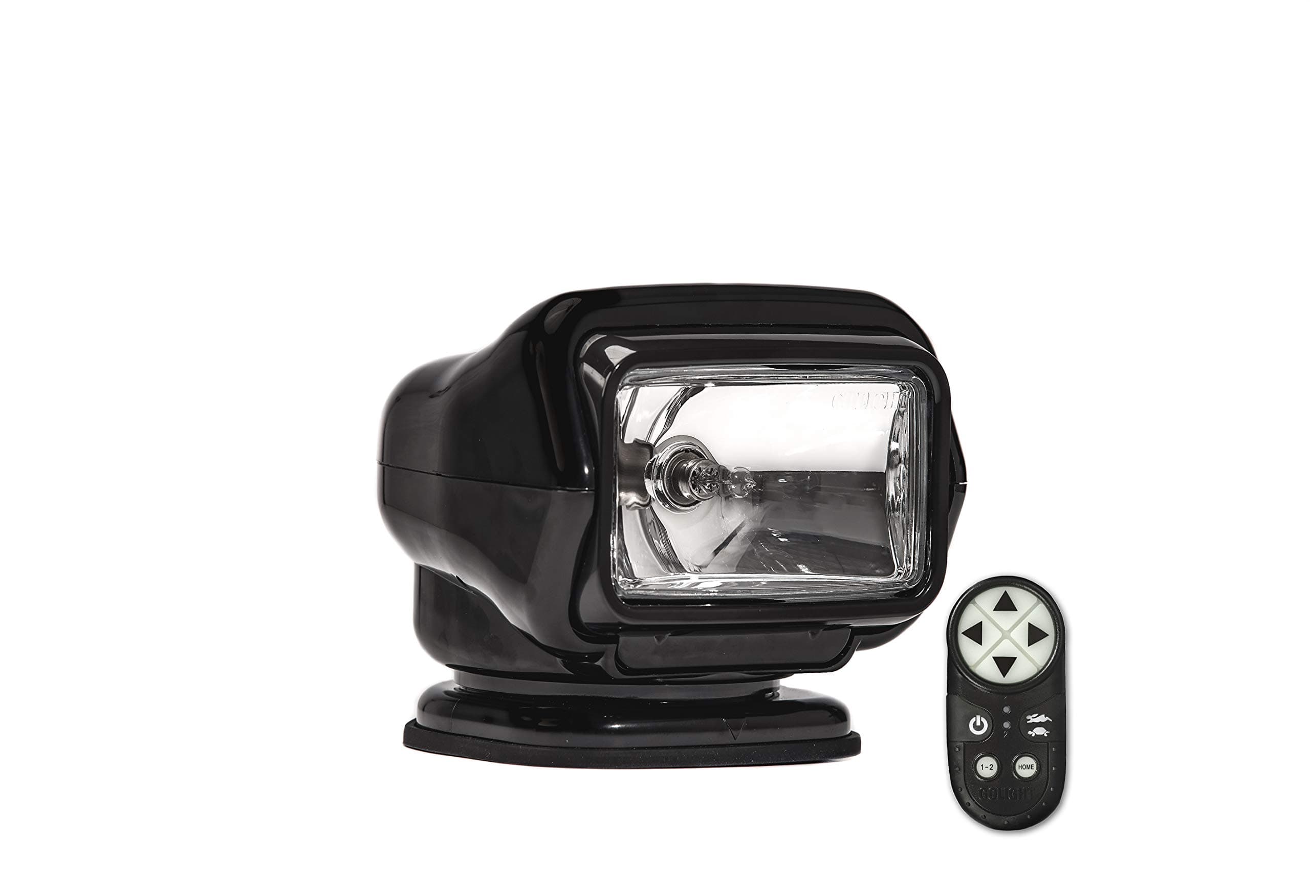 Stryker ST Series Model 3051ST Halogen Spotlight, Permanent Mount, Wireless Hand-Held Remote, Black