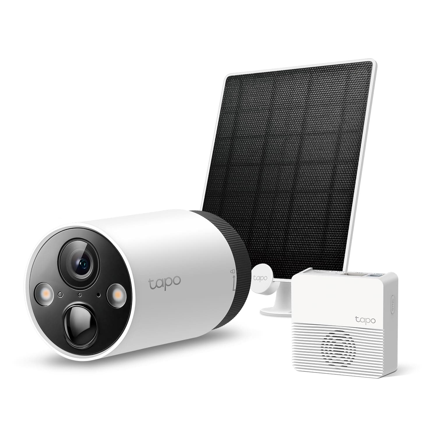 TP-Link Tapo Outdoor Wireless Camera with Solar Panel Bundle: Outdoor Wireless Camera C420S1 + Solar Panel A200 (2K QHD, Color Night Vision, Starlight Sensor, Works w/Alexa & Google Home)