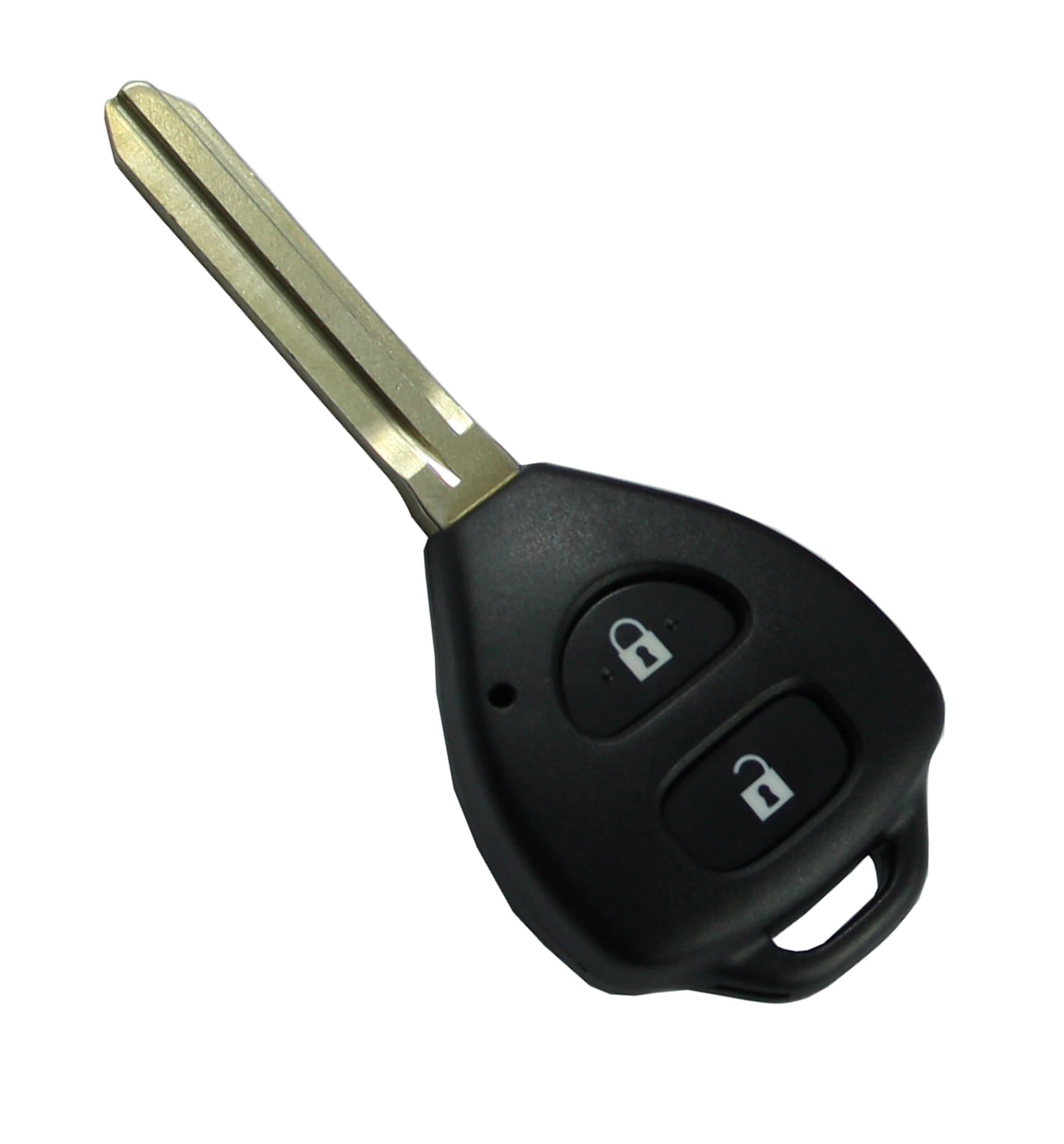 New Uncut Keyless Remote Key Case Shell for TOYOTA Rav4 Corolla Hilux No chips inside