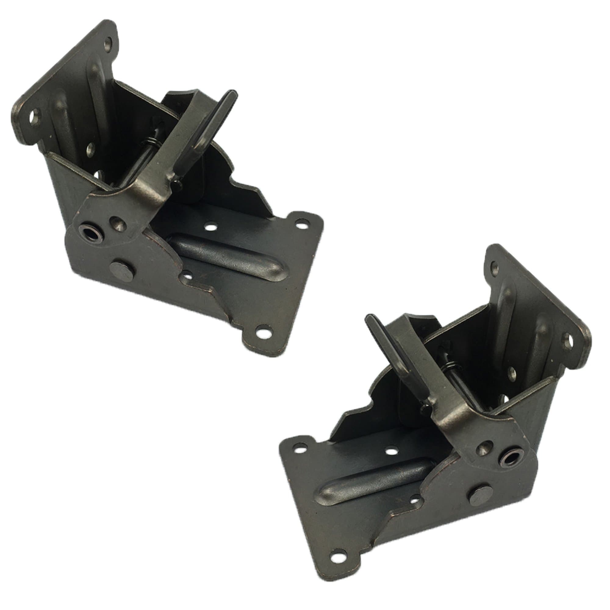 MechWares - Foldable Support Bracket-Self-Locking Hinge- Leg Fittings And Corner Brace- For Folding Legs |Folding Workbench| Fold Down Desk Extension In Kitchen | Laundry Room Garage | Boat | RV (2)