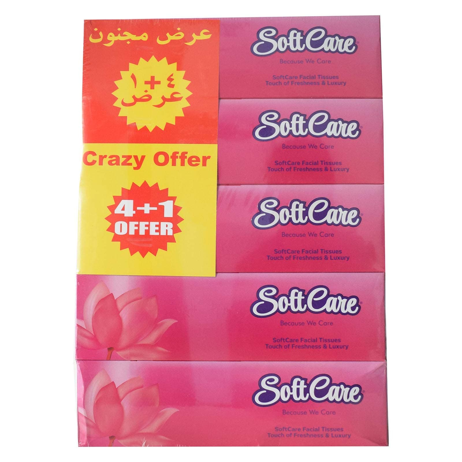SOFTCARE Facial Tissues - 5 Pieces