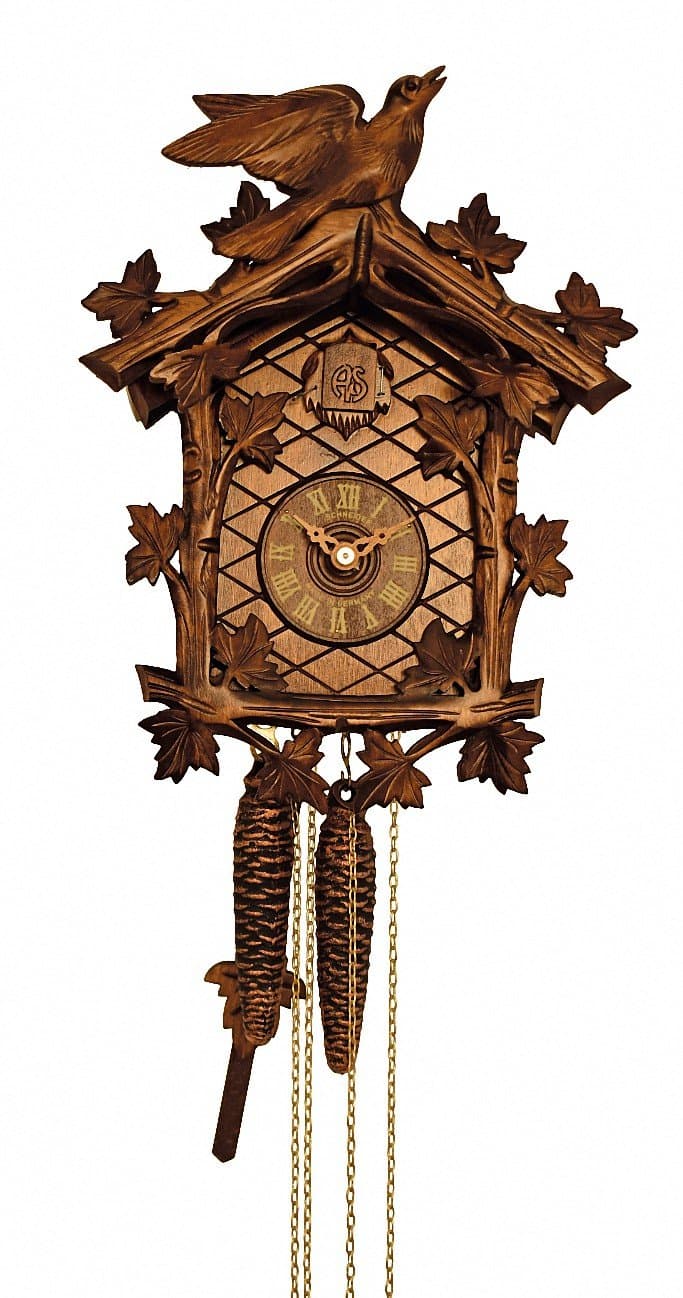 Anton Schneider Cuckoo Clock 16 Leaves, Bird