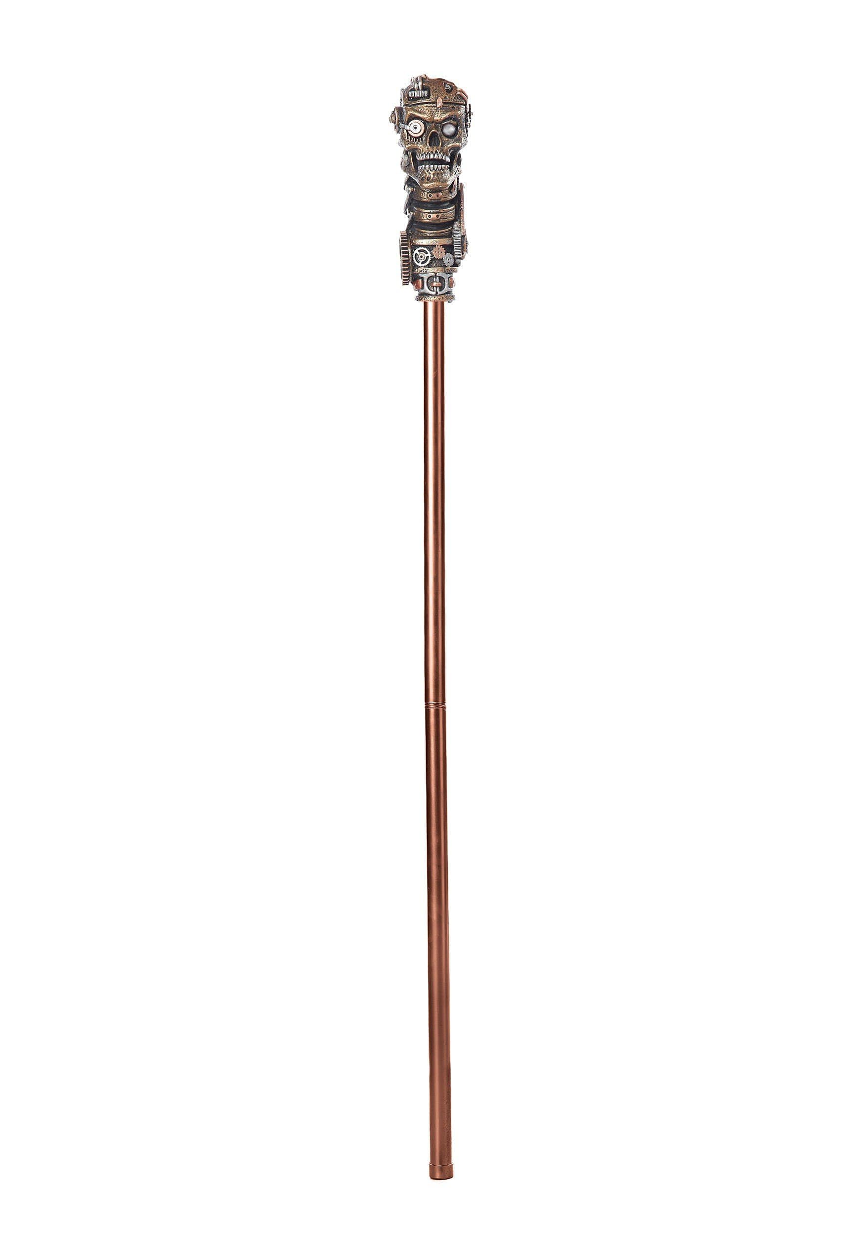 Steampunk Cane, Rust, One size
