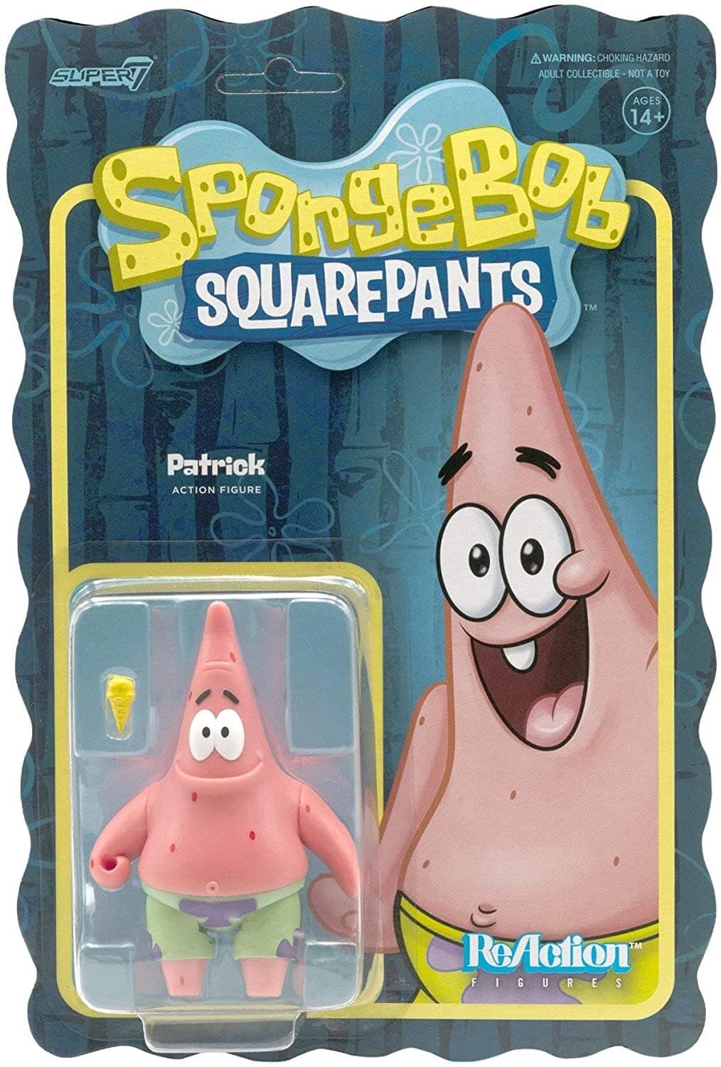 Spongebob Squarepants Patrick 3.75 in Reaction Figure