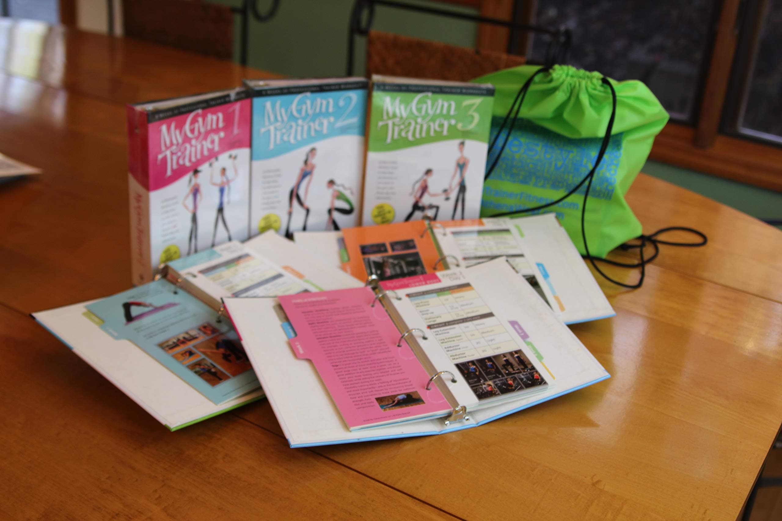 My Gym Trainer Workout Plans - All 3 Workout Binders - 1-Beginner, 2-Intermediate, 3-Advanced