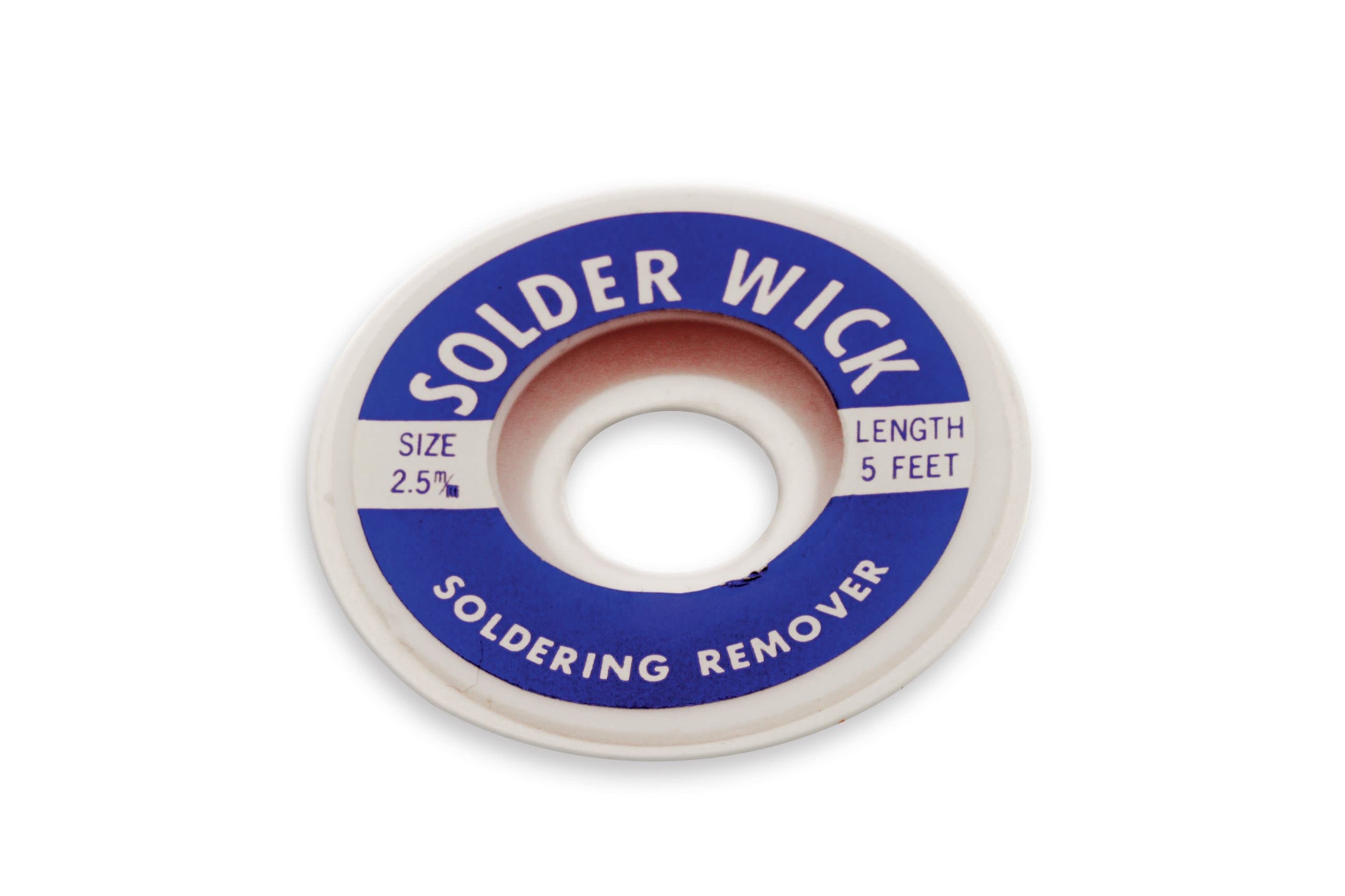 Aven 17542 Desoldering Wick, 2.5mm Width, 5' Length