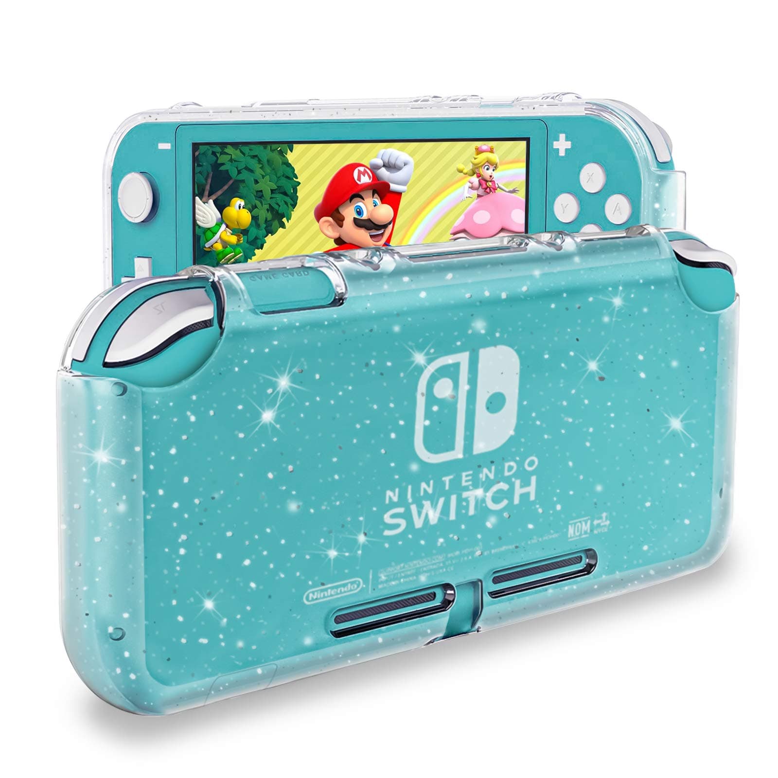 Protective Case for Nintendo Switch Lite, Glitter Bling Soft TPU Cover with Shock-Absorption and Anti-Scratch Design Protective Case - Crystal Glitter