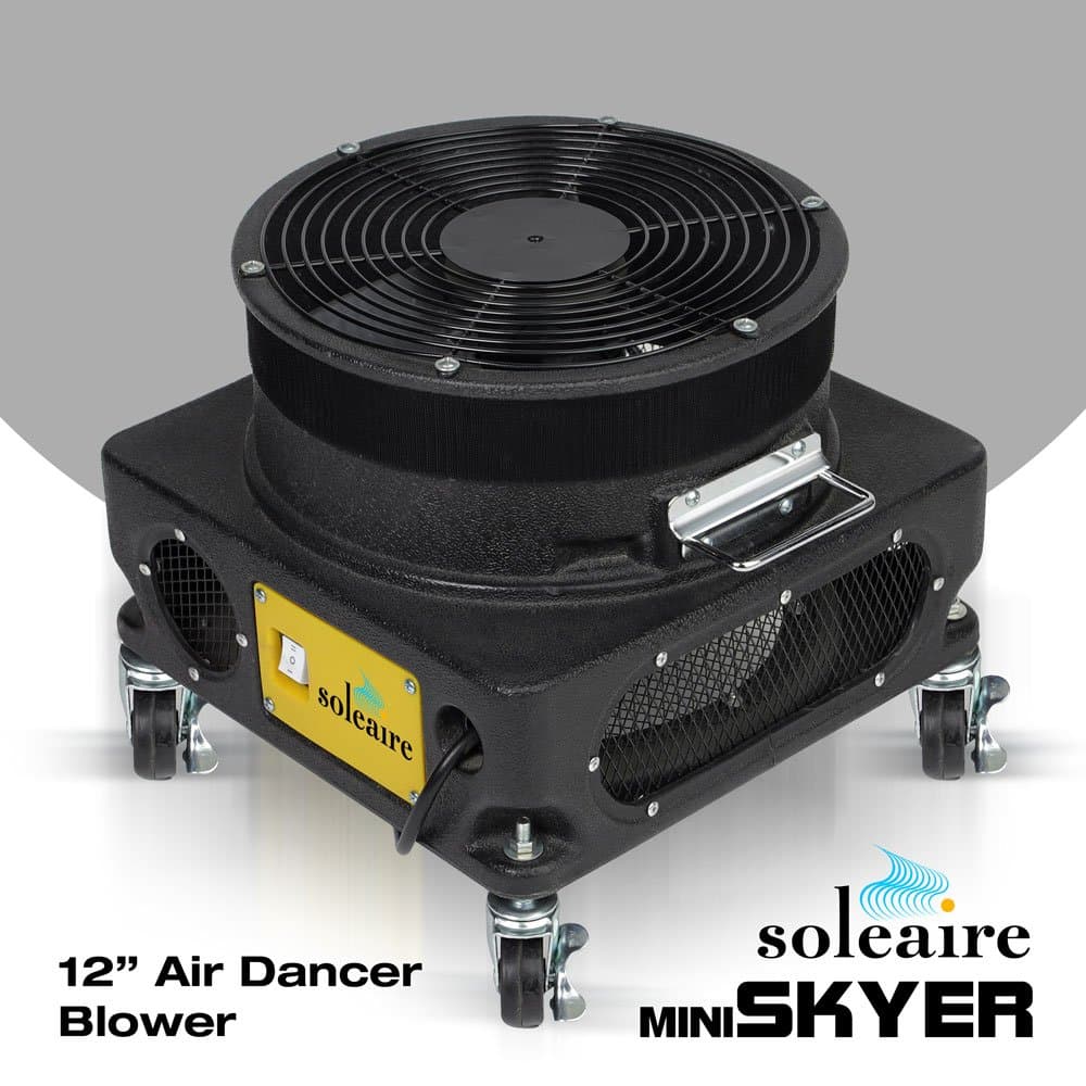 MSK-101B 1/3-HP 2300-CFM 3.5-Amp 12-Inch Diameter Mini Inflatable Blower, Black