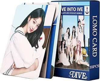 PYAJUU KPOP IVE Photocards Empathy Album Photocards Attitude Photocards 2025 Fan Club DIVE INTO IVE Photo Cards Wonyoung Photo Cards Gift for Fans (DIVE INTO IVE)