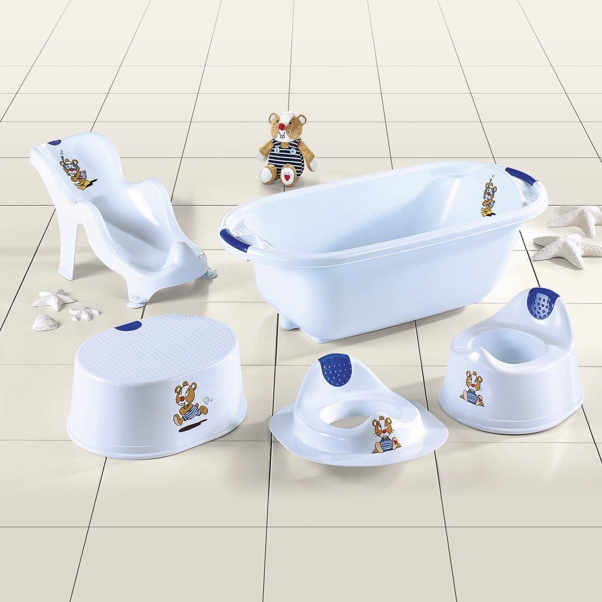 Pauli Walz Hamster Bath Set White
