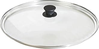 Round Tempered Glass Lid - Versatile Glass Lid for 15 Inch Skillets, Pans, and Dutch Ovens - Dishwasher Safe and Oven Safe up to 400° - 15 Inch