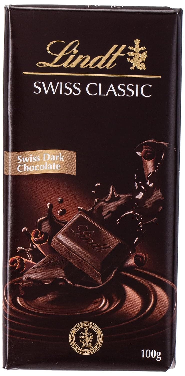 Lindt Swiss Classic Dark Chocolate - 100g