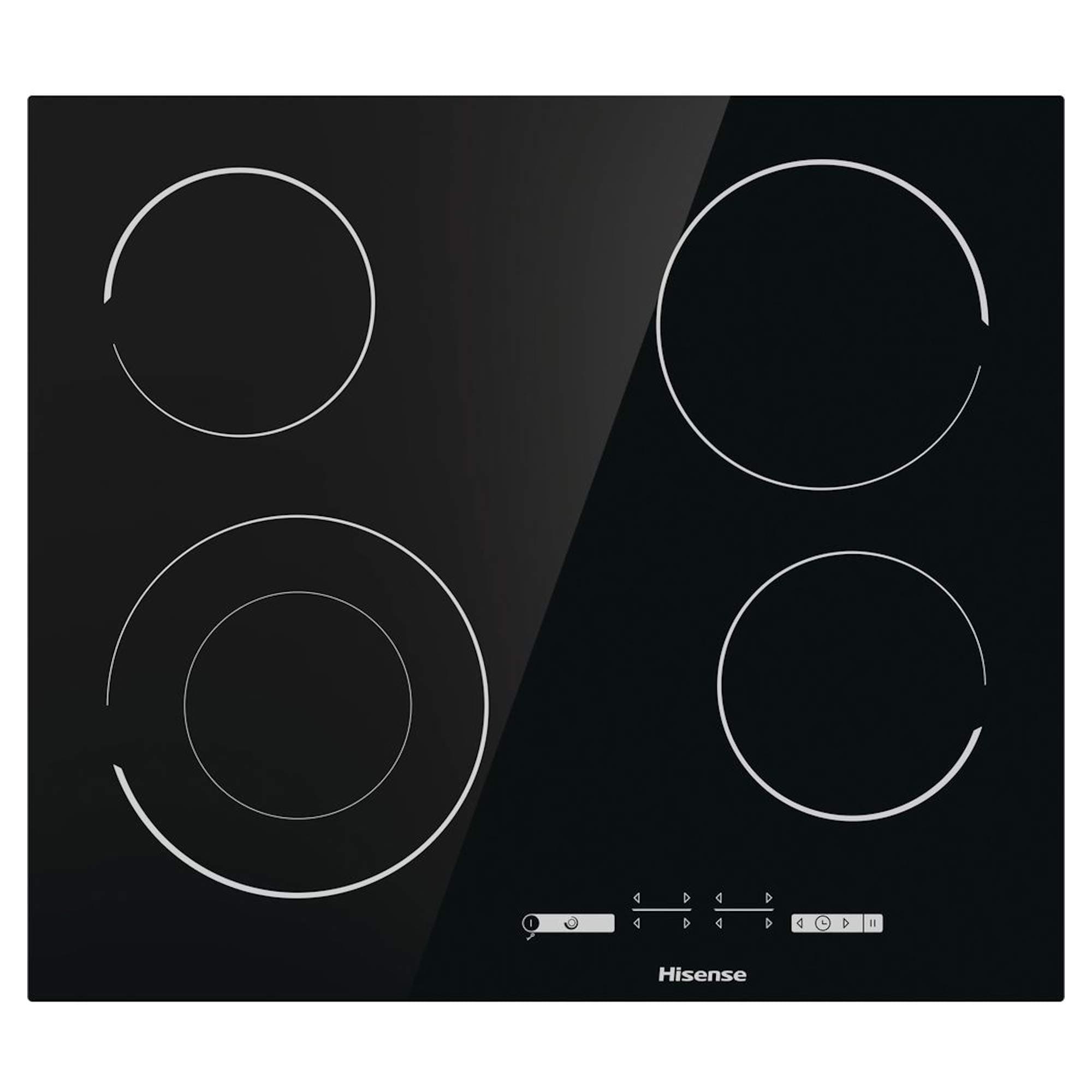 Hisense E6432C 60cm Electric Ceramic Hob - Black