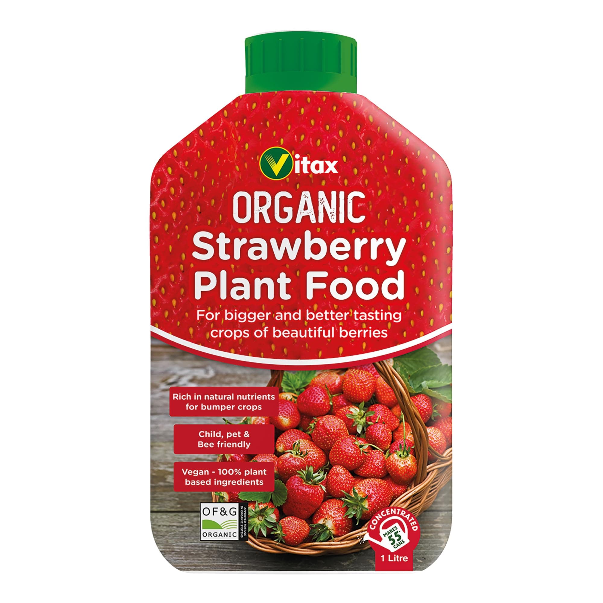 Vitax 1l Organic Liquid Strawberry Feed
