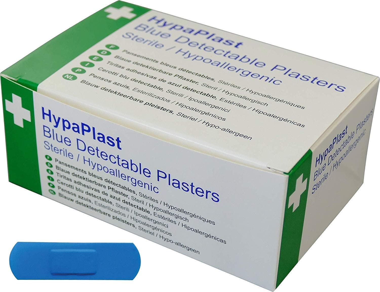 Group HypaPlast Blue Visually Detectable Plasters, 7.2x2.5cm (Pack of 100)