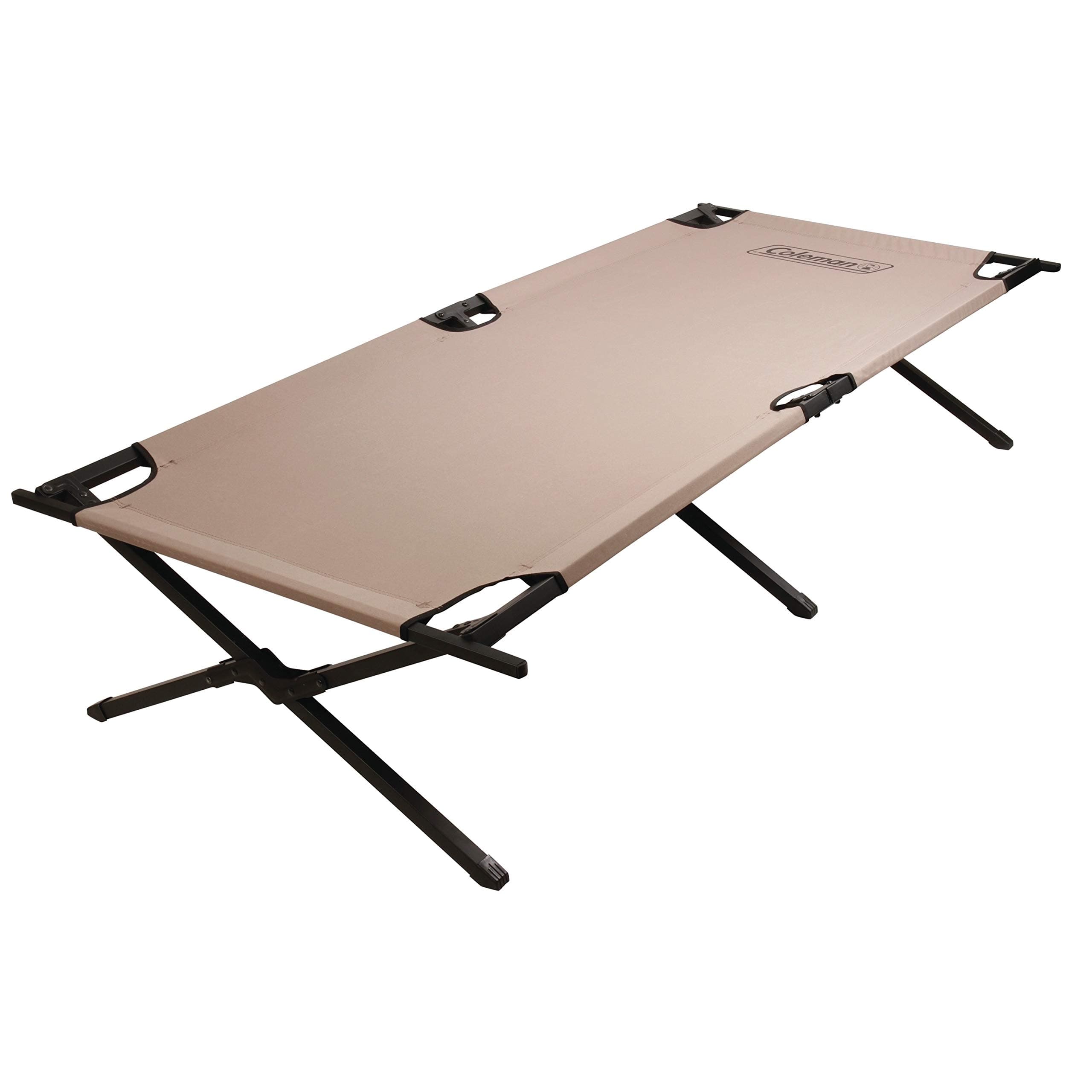 Trailhead II Large Folding Cot with Easy Setup & Takedown, Supports Adults up to 6ft 2in or 300lbs, Great for Camping, Lounging, Elevated Sleeping, Guests, & More