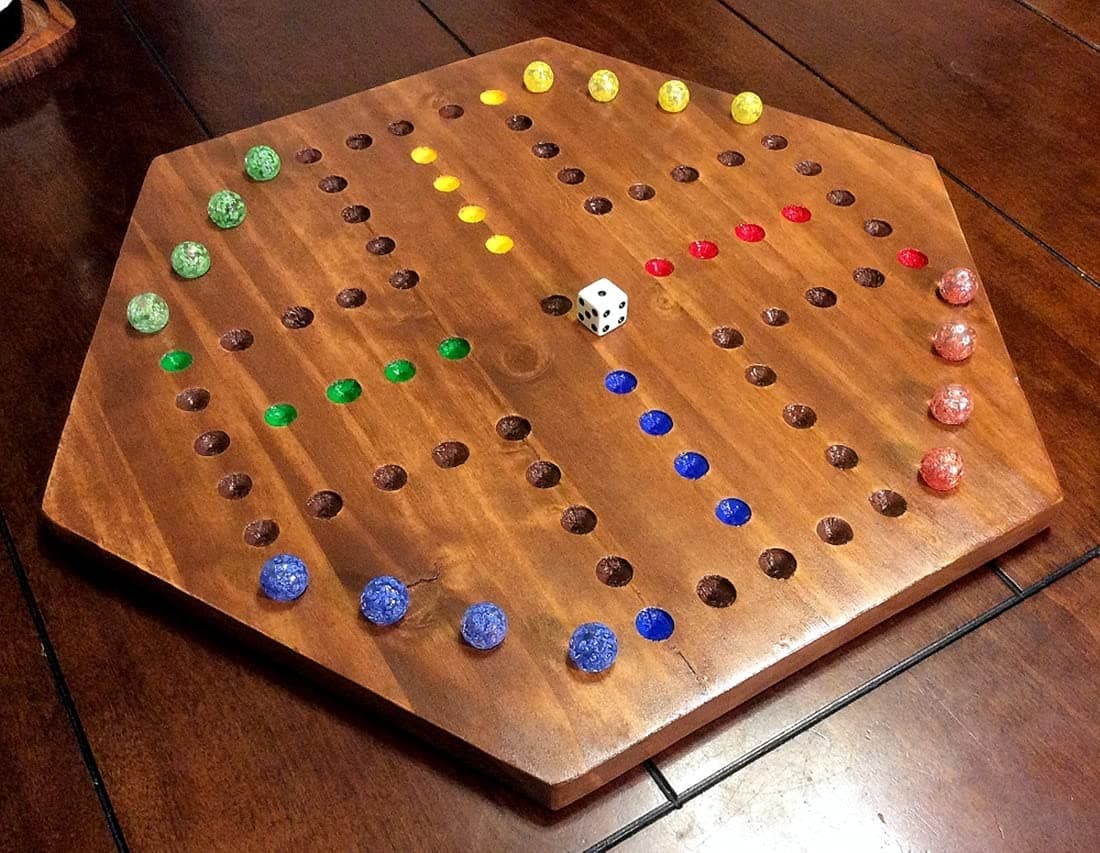 8 Player Wahoo Game Board, Large Octagon Aggravation Game Board Blm-697