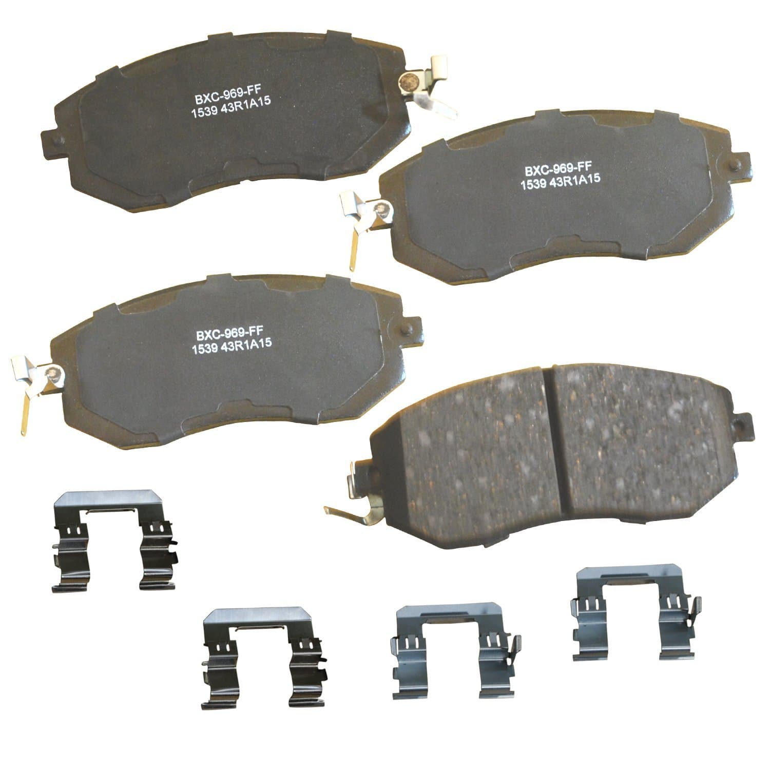 Bendix Premium SBC1539 Ceramic Front Brake Pads for Select Models Scion FR-S, Subaru BRZ, Crosstrek, Forester, Impreza, Legacy, Outback, WRX, XV, XV Toyota 86, GR86