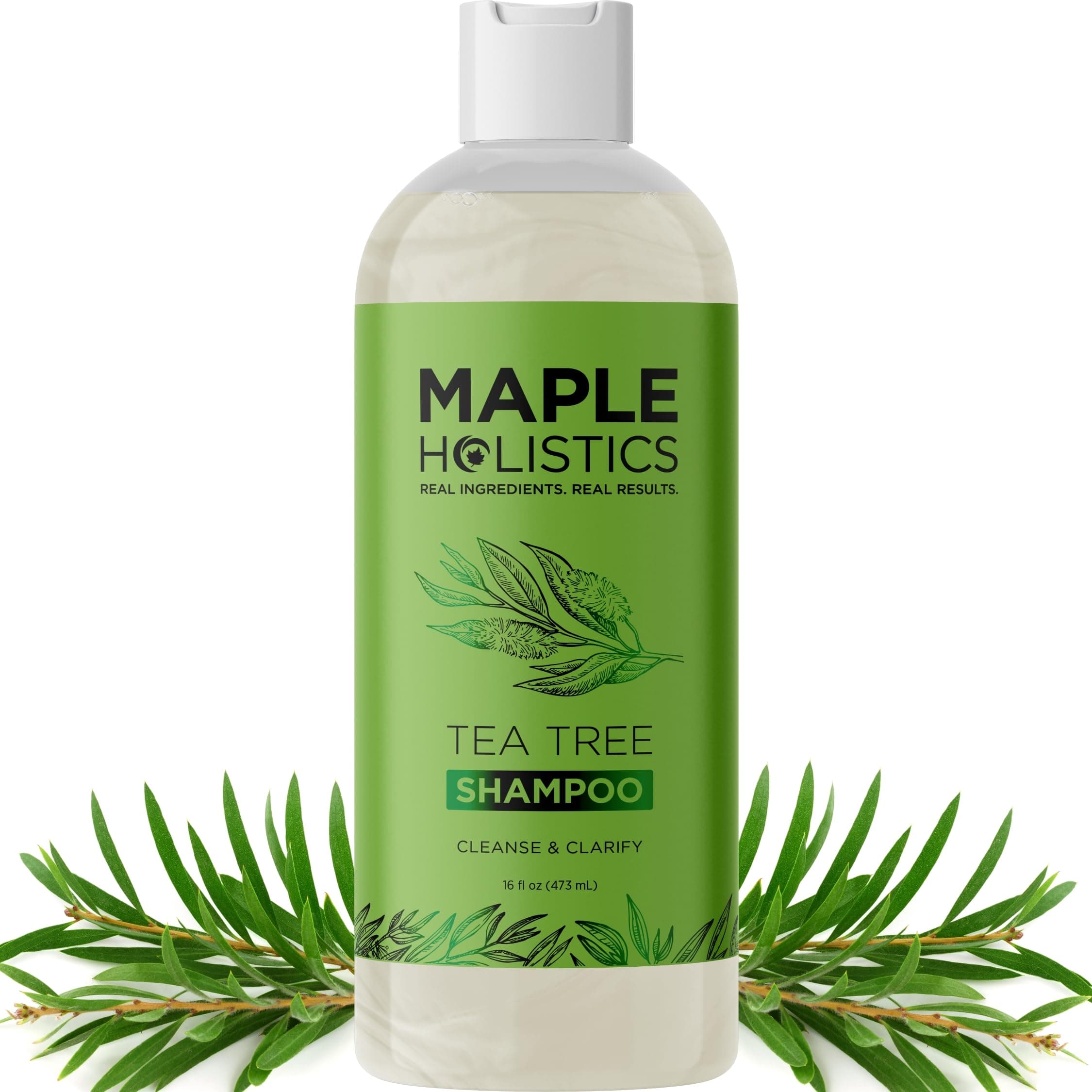 Tea Tree Shampoo for Men and Women - Invigorating Tea Tree Oil Shampoo Sulfate Free with Rosemary Essential Oil - Refreshing Daily Clarifying Shampoo for Build Up plus Dry or Oily Hair and Scalp Care