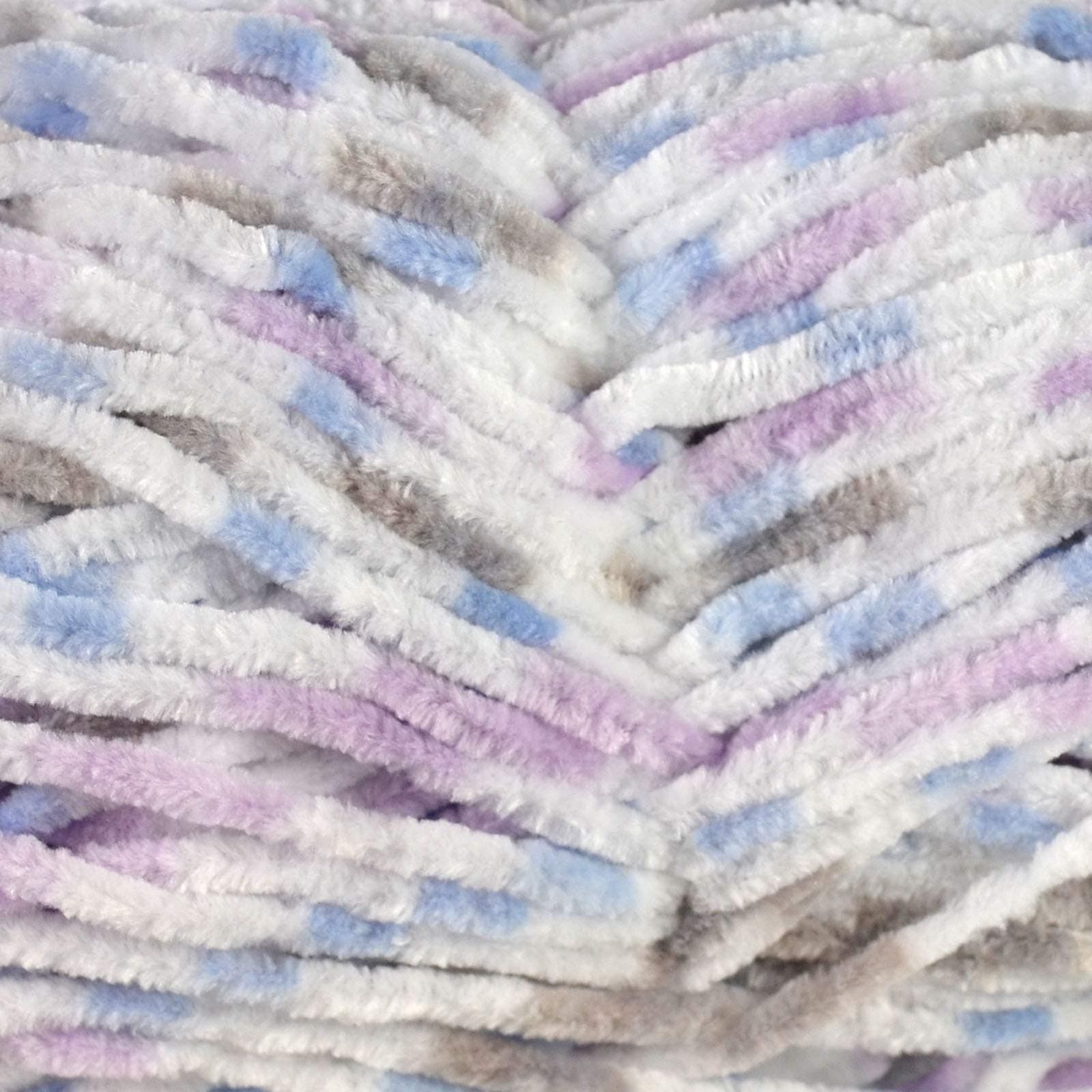 James C Brett Flutterby Chunky Knitting Wool (B40 Blue/Grey/Lilac)