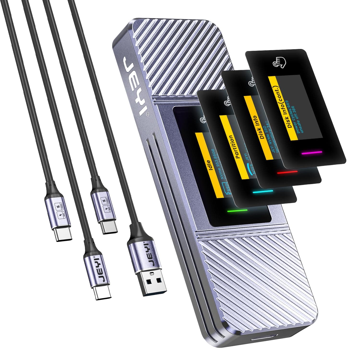 JEYI i9X-Zebra NVMe Enclosure