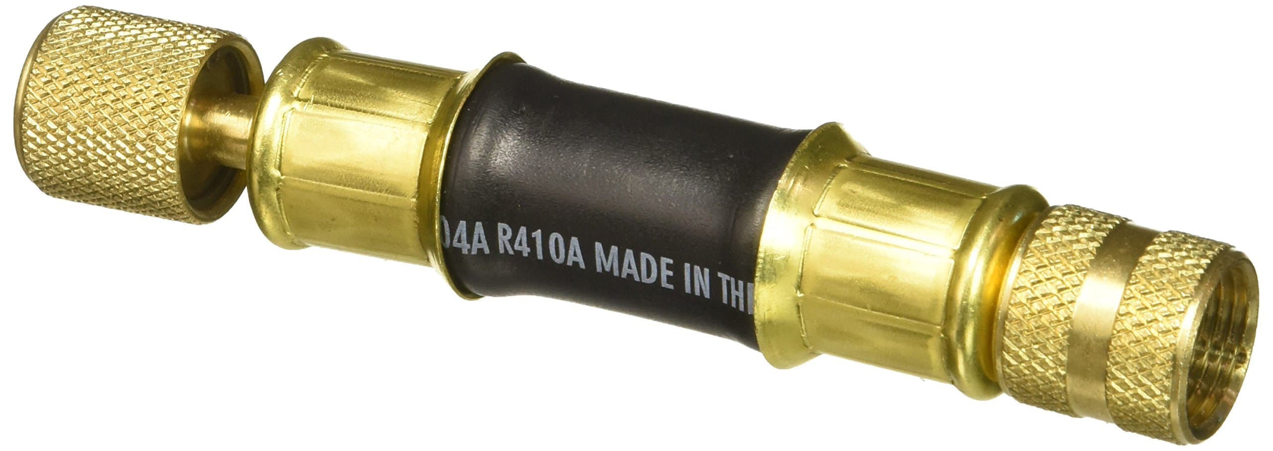 Appion MGH126-E 6" Hose, 1/2" Diameter, 1/2" FL to 3/8" FL Universal Pump-to-Manifold Connection Hose, Black