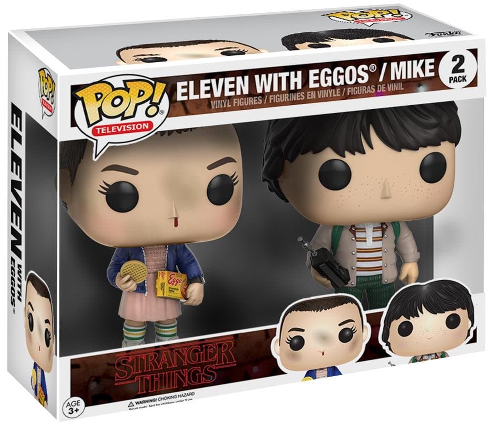 Stranger Things - Eleven with Eggos & Mike Pop 2 Pack! Vinyl Figure