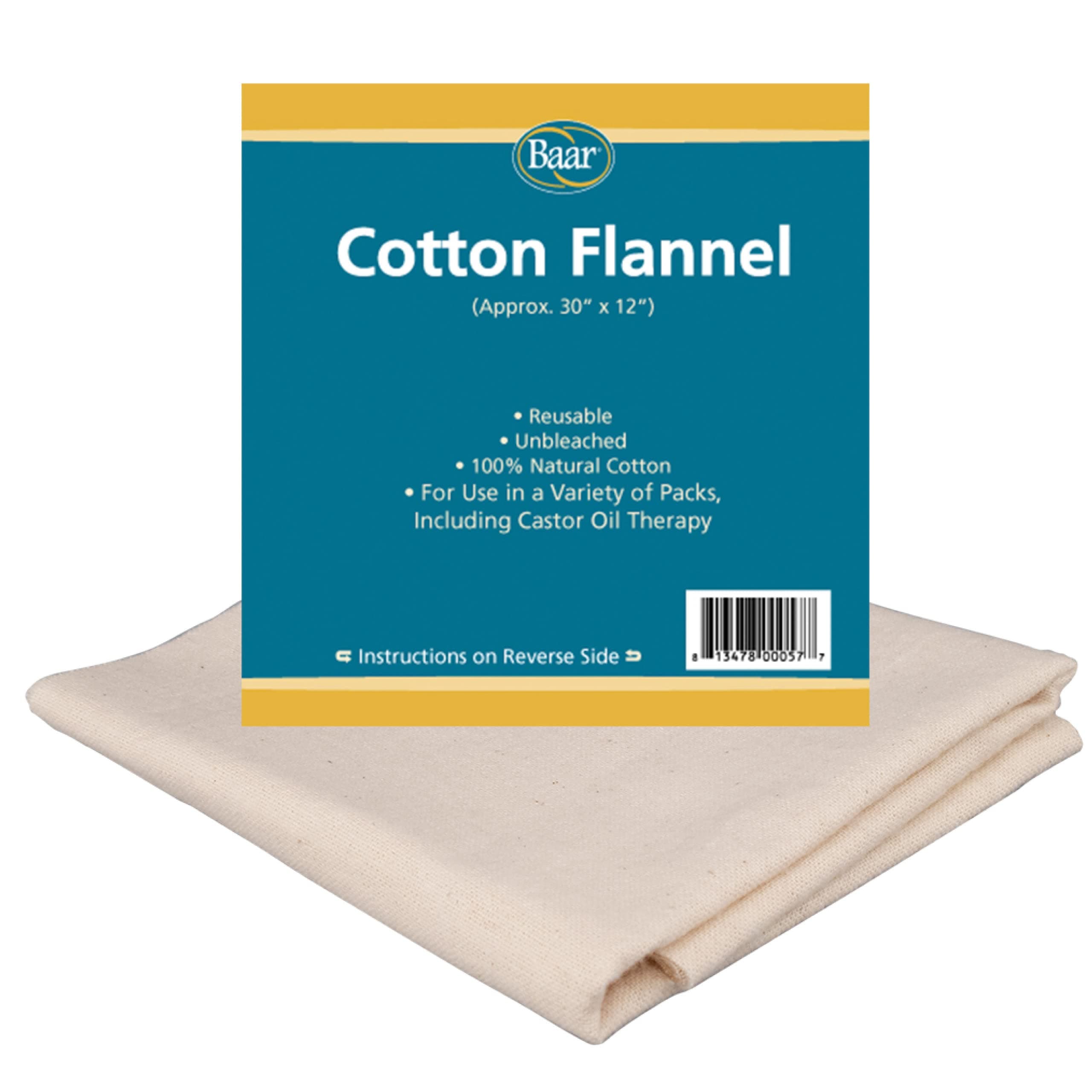 BaarCotton Flannel Castor Oil Pack